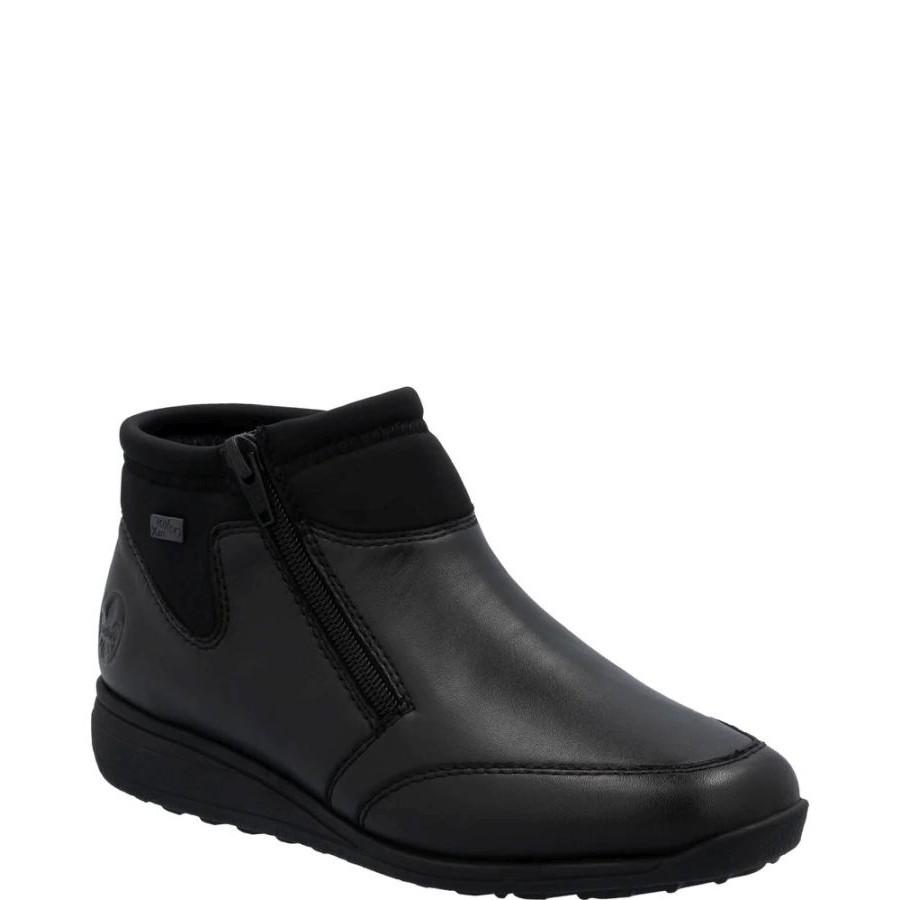 RIEKER Aulinukai moterims, Juoda, Booties 1