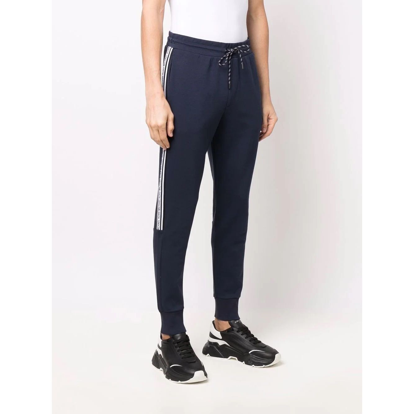 MICHAEL KORS Sportinės kelnės vyrams, Mėlyna, Cotton blend joggers 2
