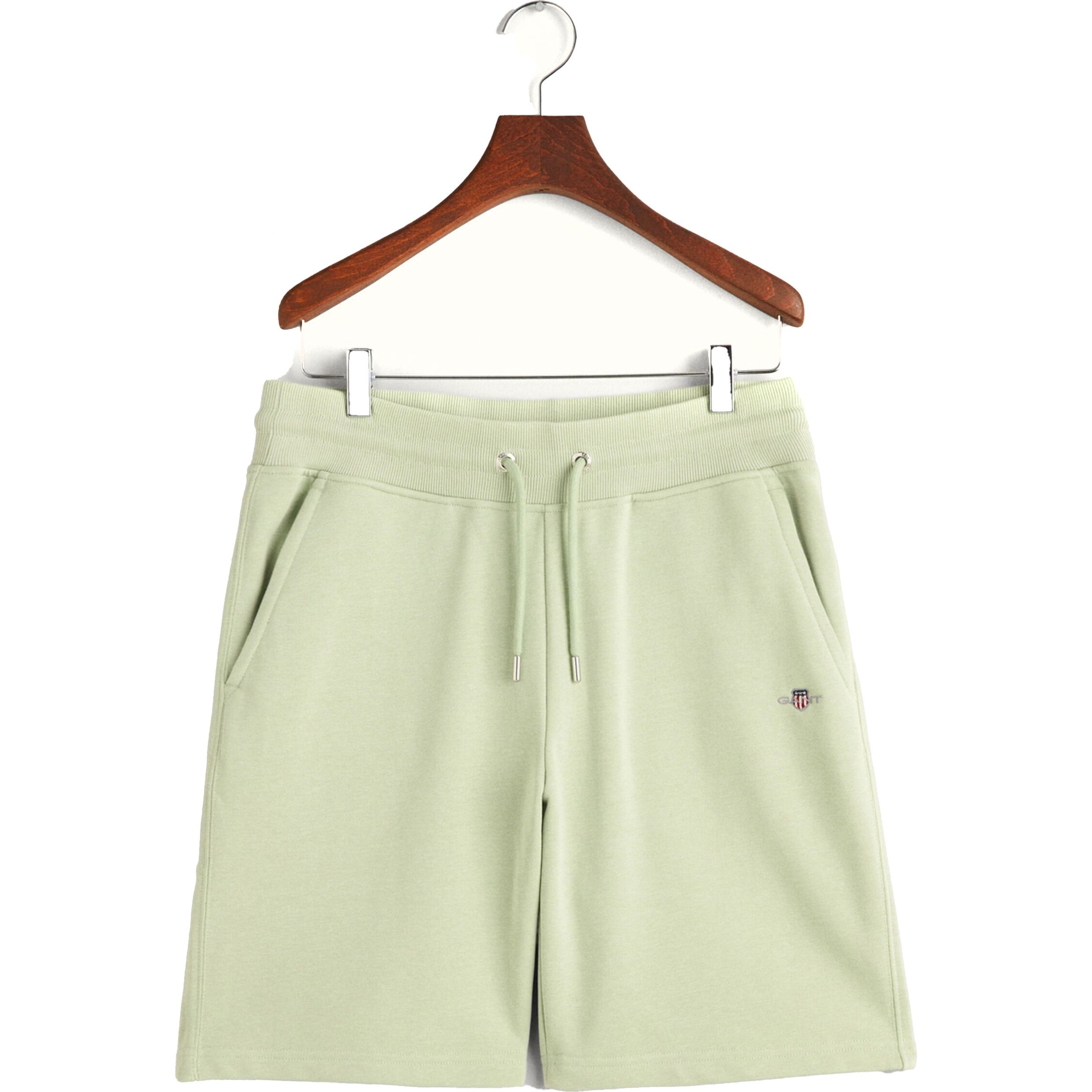 GANT Šortai vyrams, Žalia, REG SHIELD SWEAT SHORTS