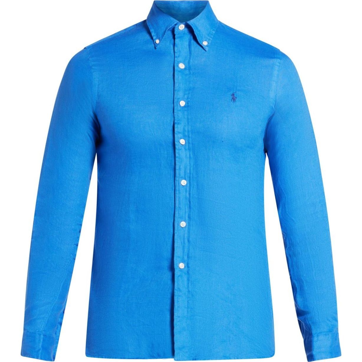 POLO RALPH LAUREN Marškiniai ilgomis rankovėmis vyrams, Mėlyna, Long sleeve shirt