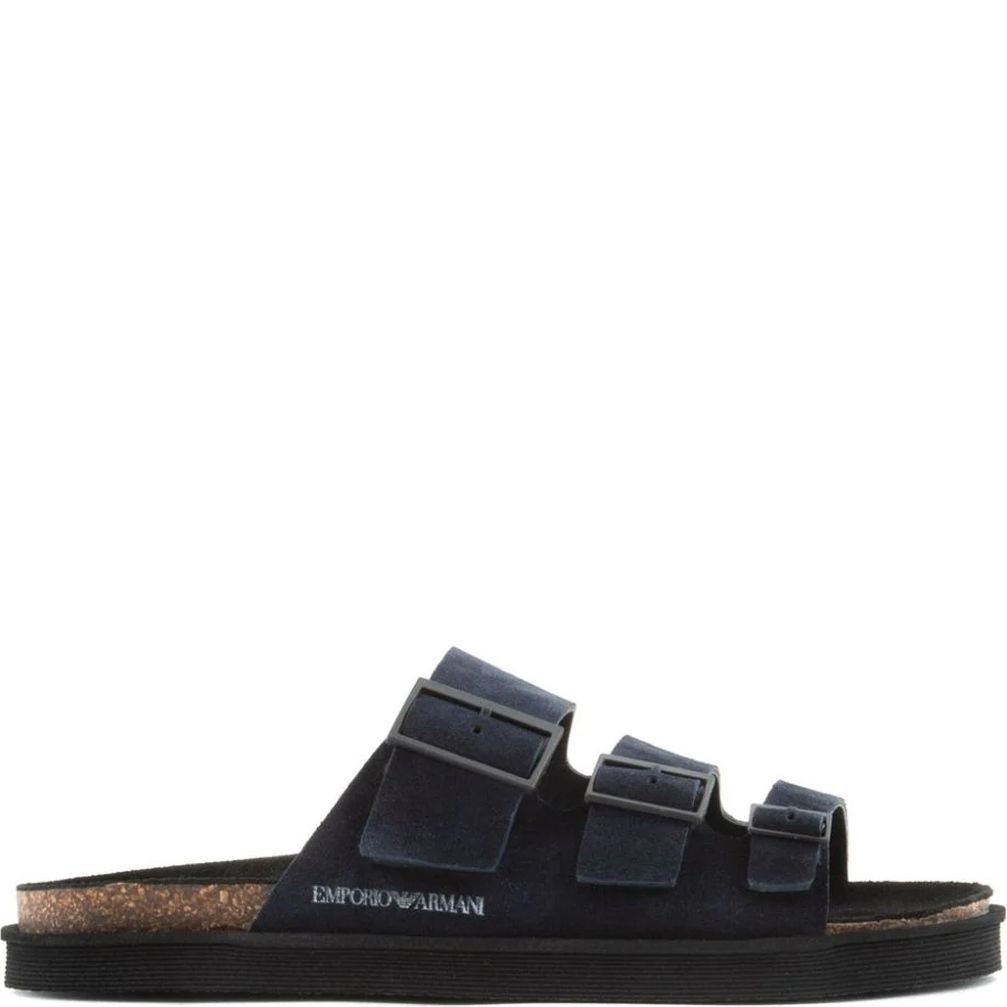 EMPORIO ARMANI Basutės vyrams, Mėlyna, Sandal 1