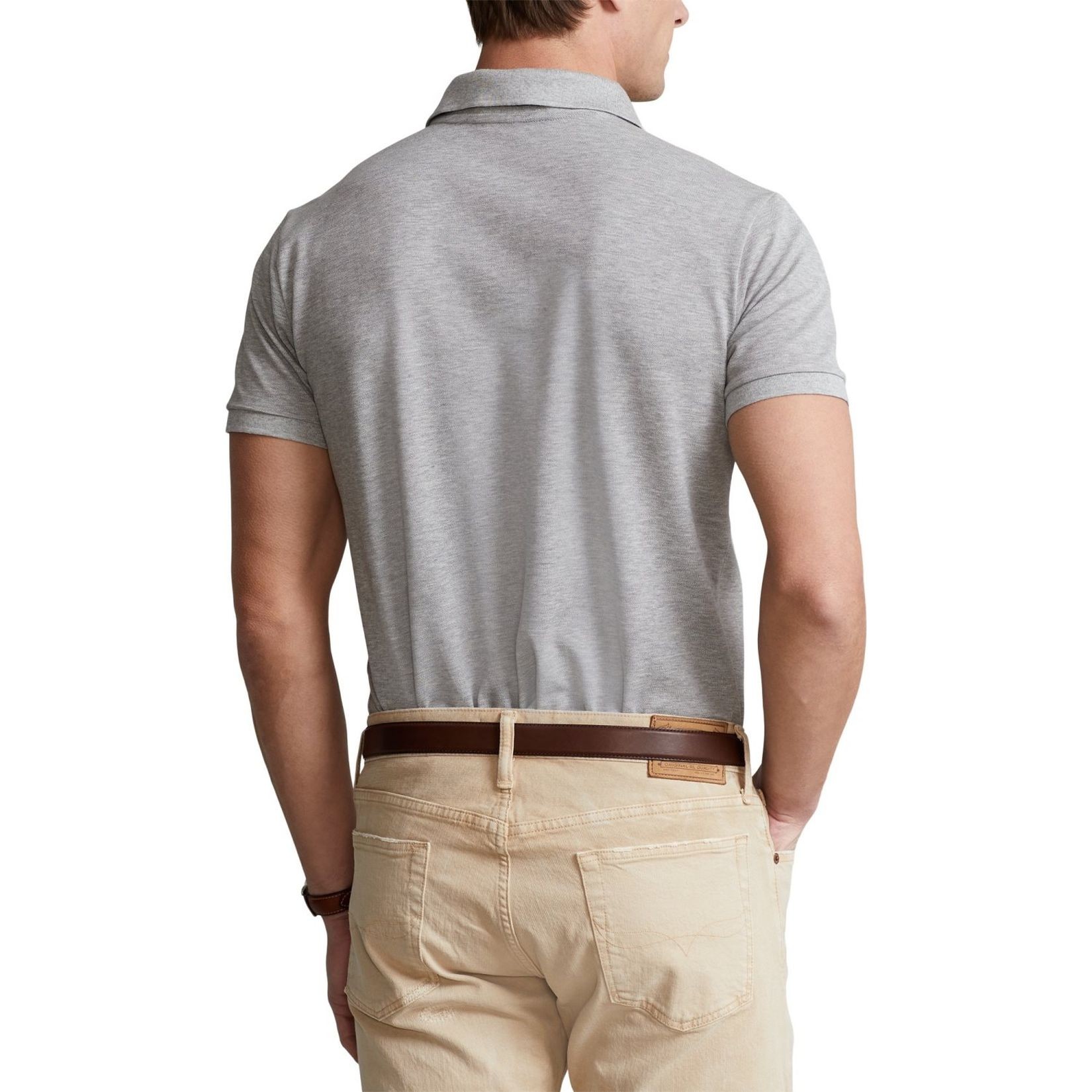 POLO RALPH LAUREN Polo marškiniai trumpos rank. vyrams, Pilka, Short sleeve polo shirt 3