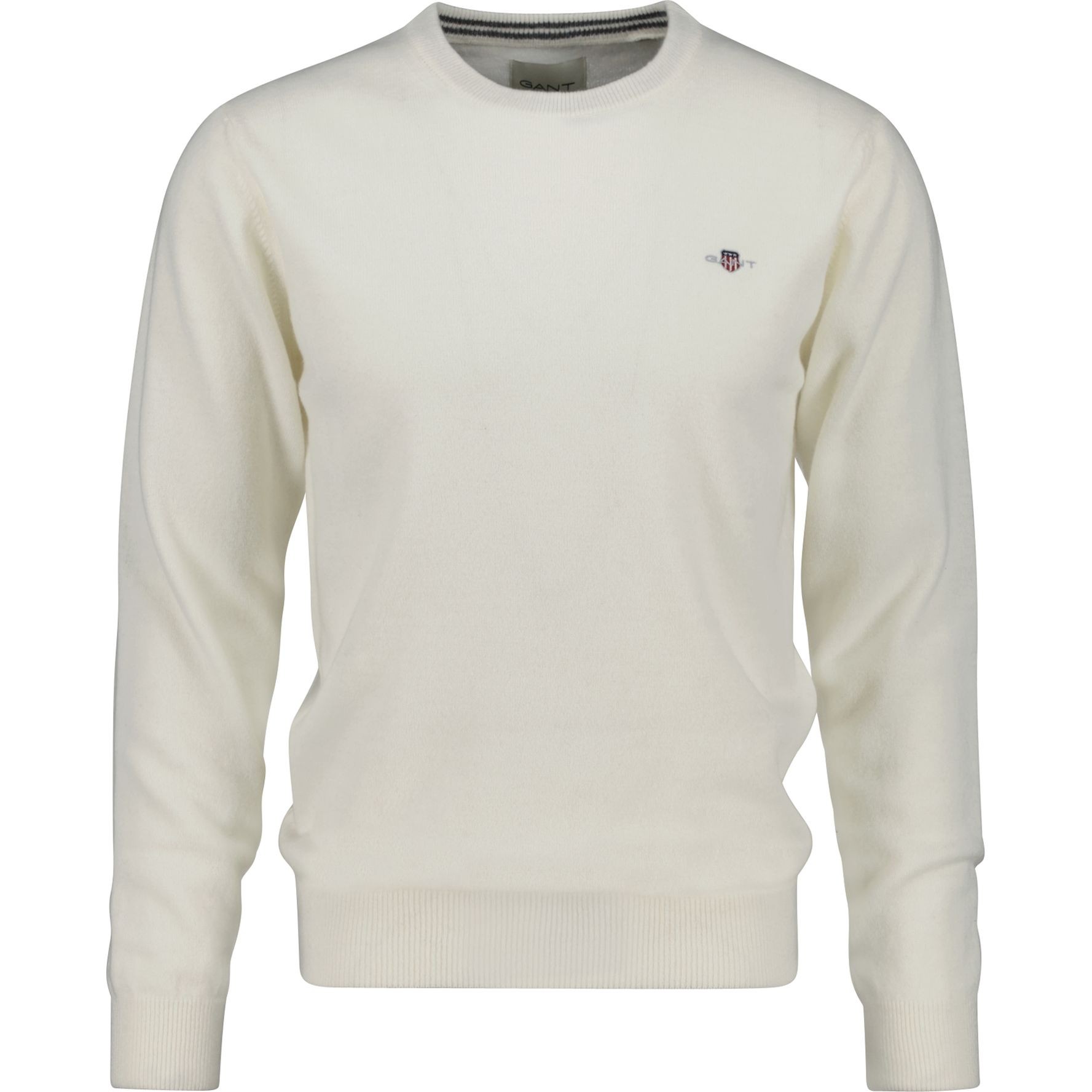 GANT Megztinis vyrams, Smėlio, Superfine lambswool sweater 1