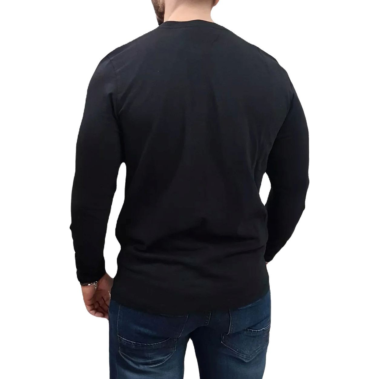 SUPERDRY Topp mehed, Must, LONG SLEEVE JERSEY C 2