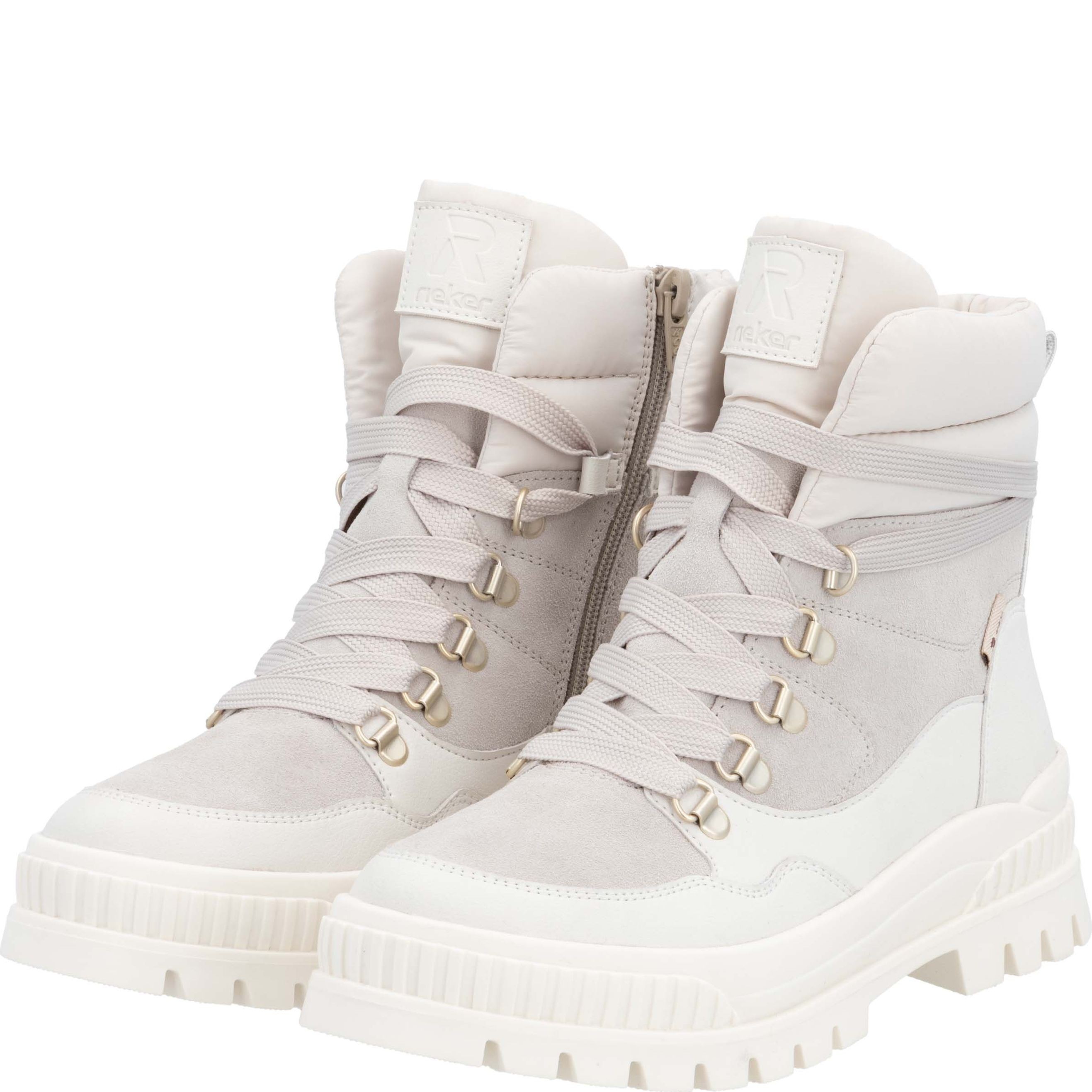 RIEKER EVOLUTION Aulinukai moterims, Balta, Ladies mid height boots 9