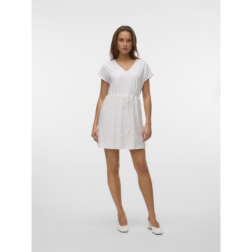 VERO MODA Mini suknelė moterims, Balta, Tassa short dress 4