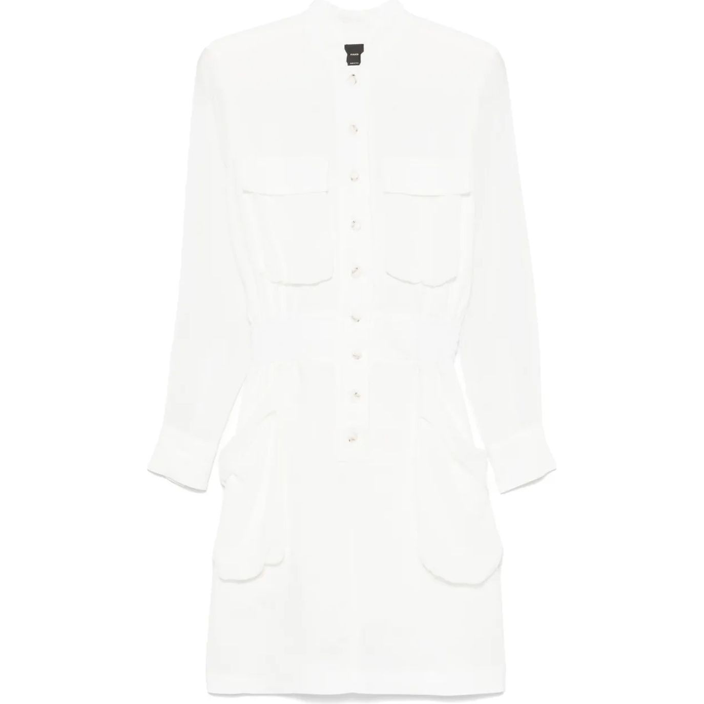 PINKO Midi suknelė moterims, Balta, Benvenuto dress