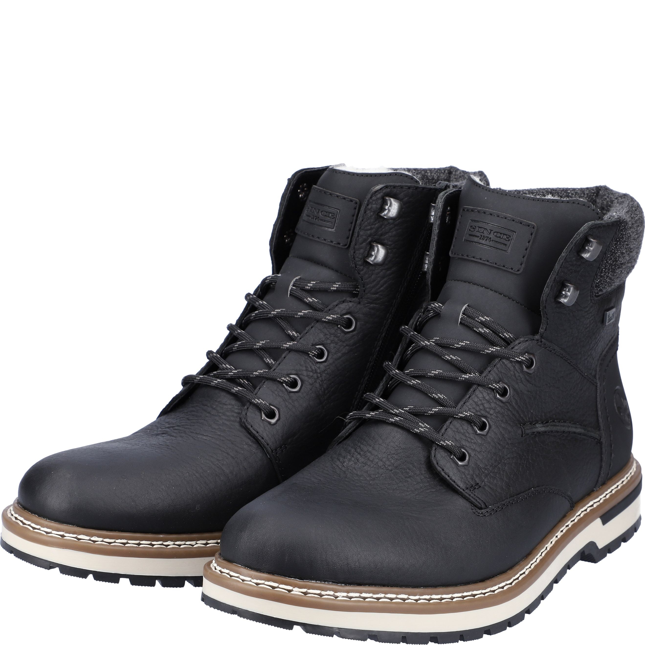 RIEKER Aulinukai vyrams, Juoda, Men's boots 10