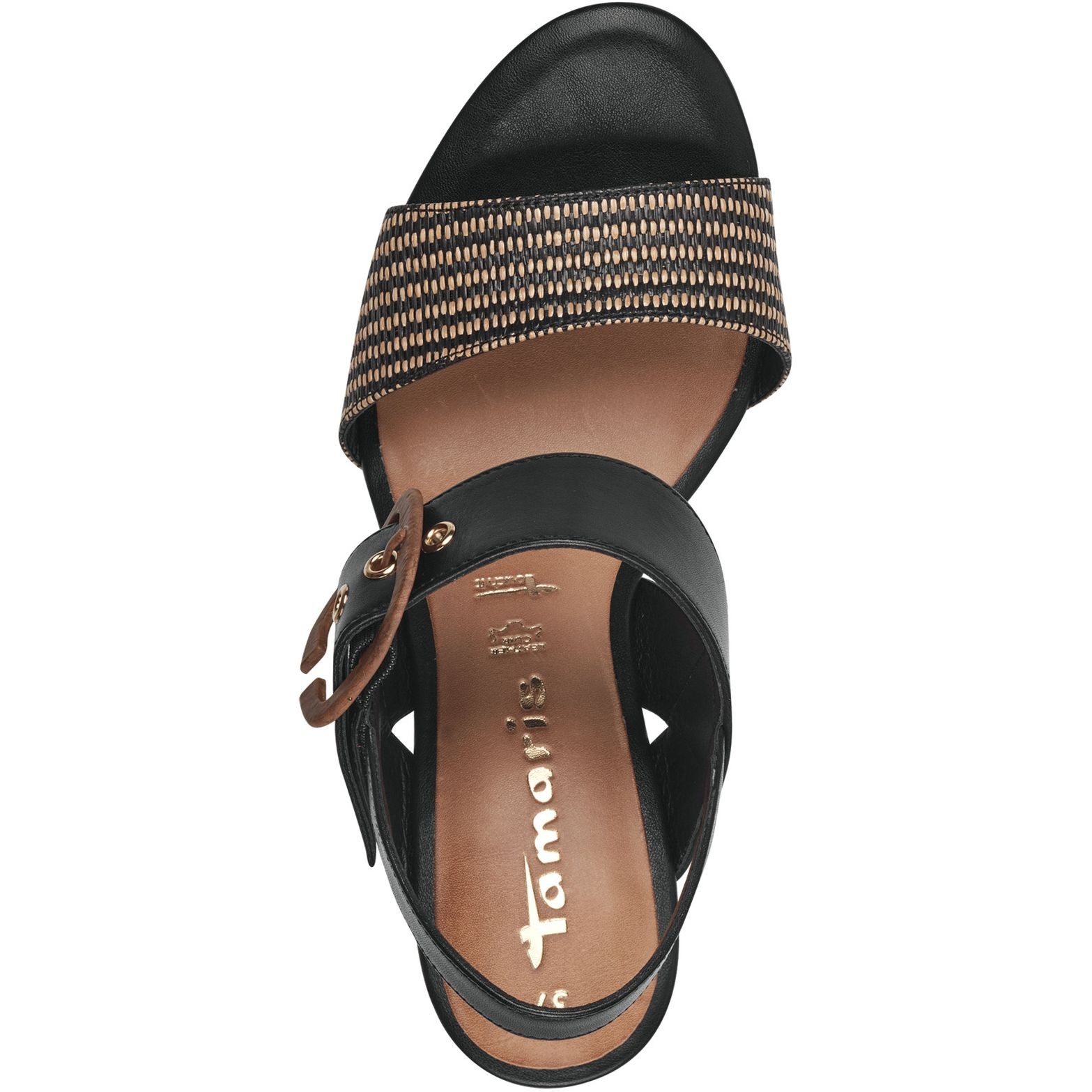 TAMARIS Basutės moterims, Juoda, Sandals 4