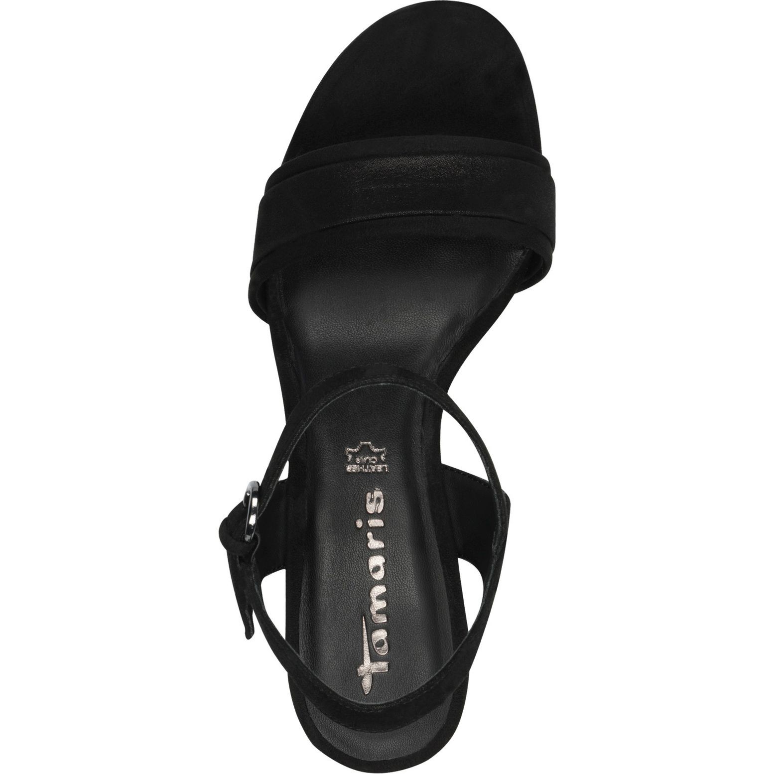 TAMARIS Basutės moterims, Juoda, Sandal heel 4