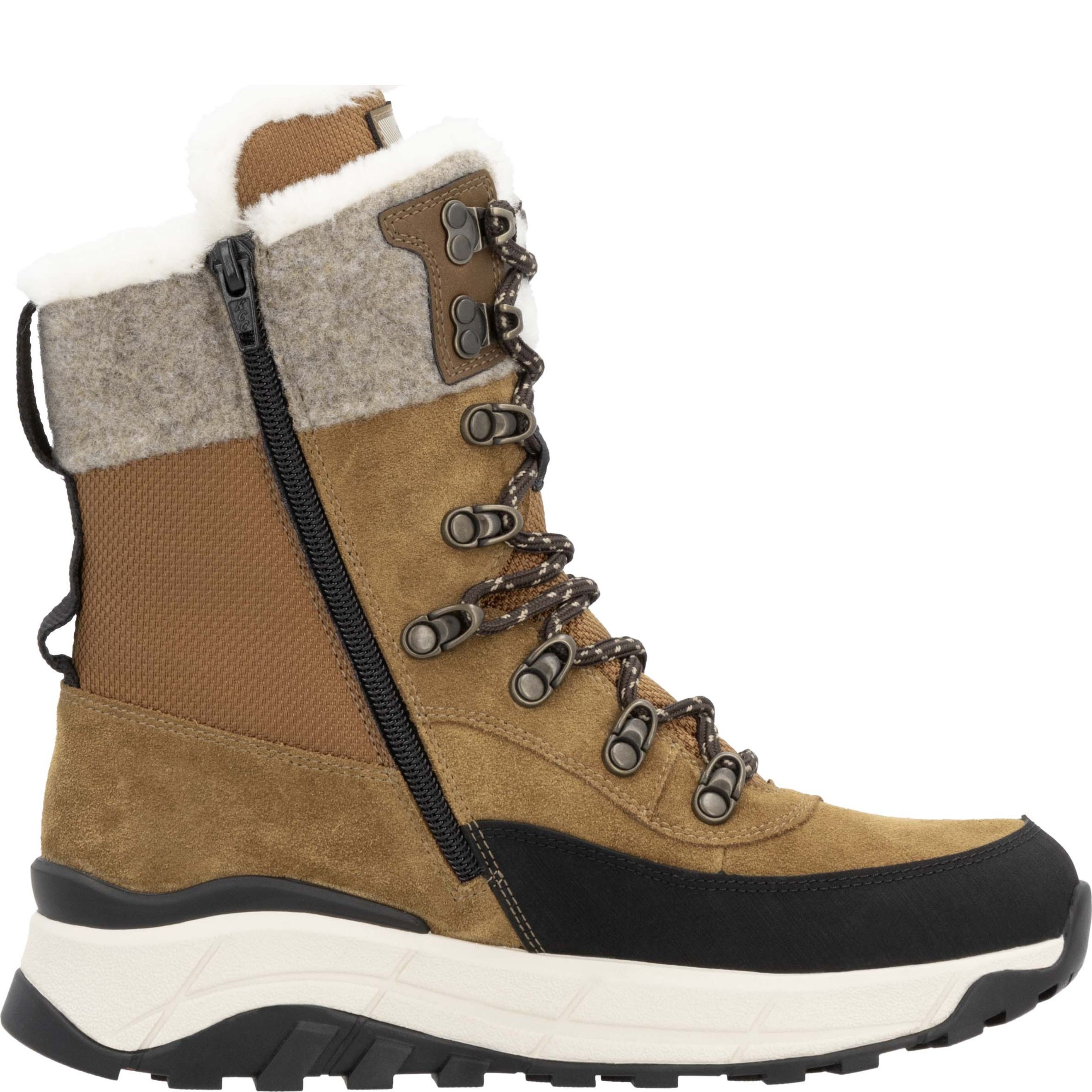 RIEKER EVOLUTION Aulinukai moterims, Ruda, Ladies mid height boots 5