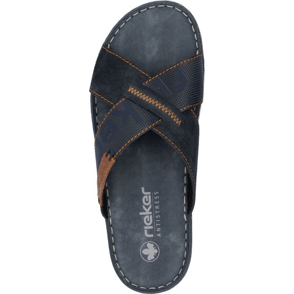 RIEKER Šlepetės vyrams, Mėlyna 5
