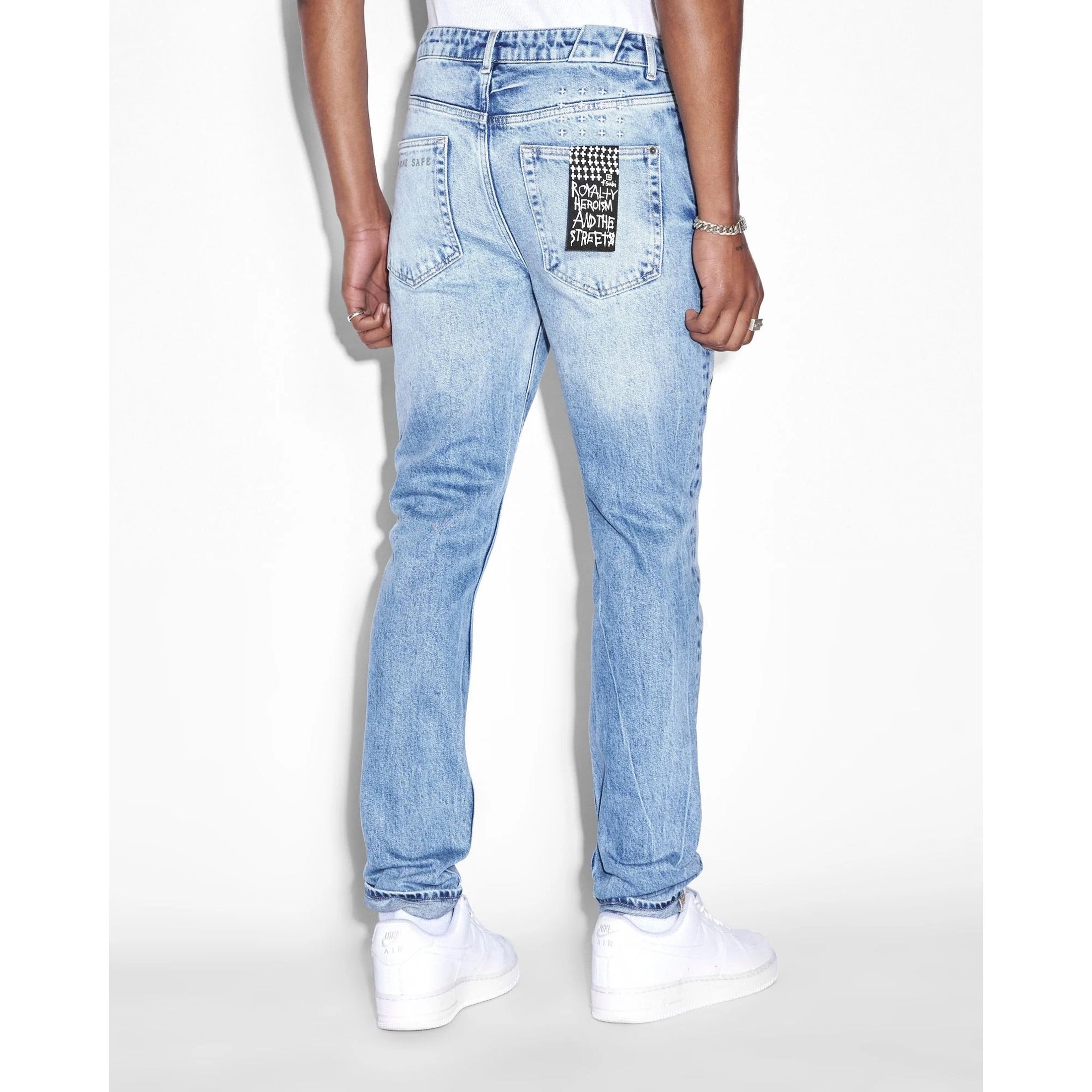 KSUBI Aptempti džinsai vyrams, Mėlyna, Chitch autograph jeans 4