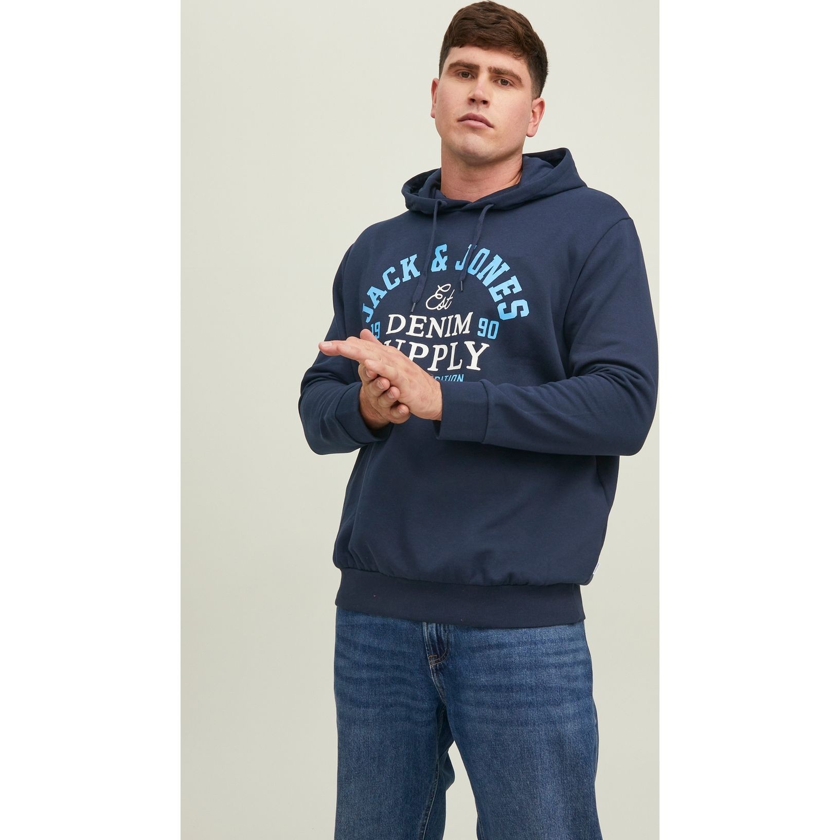 JACK & JONES Sportinis nertinis vyrams, Mėlyna, Džemperis 2