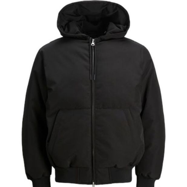 JACK & JONES Lengva striukė vyrams, Juoda, Collective bomber jacket 1