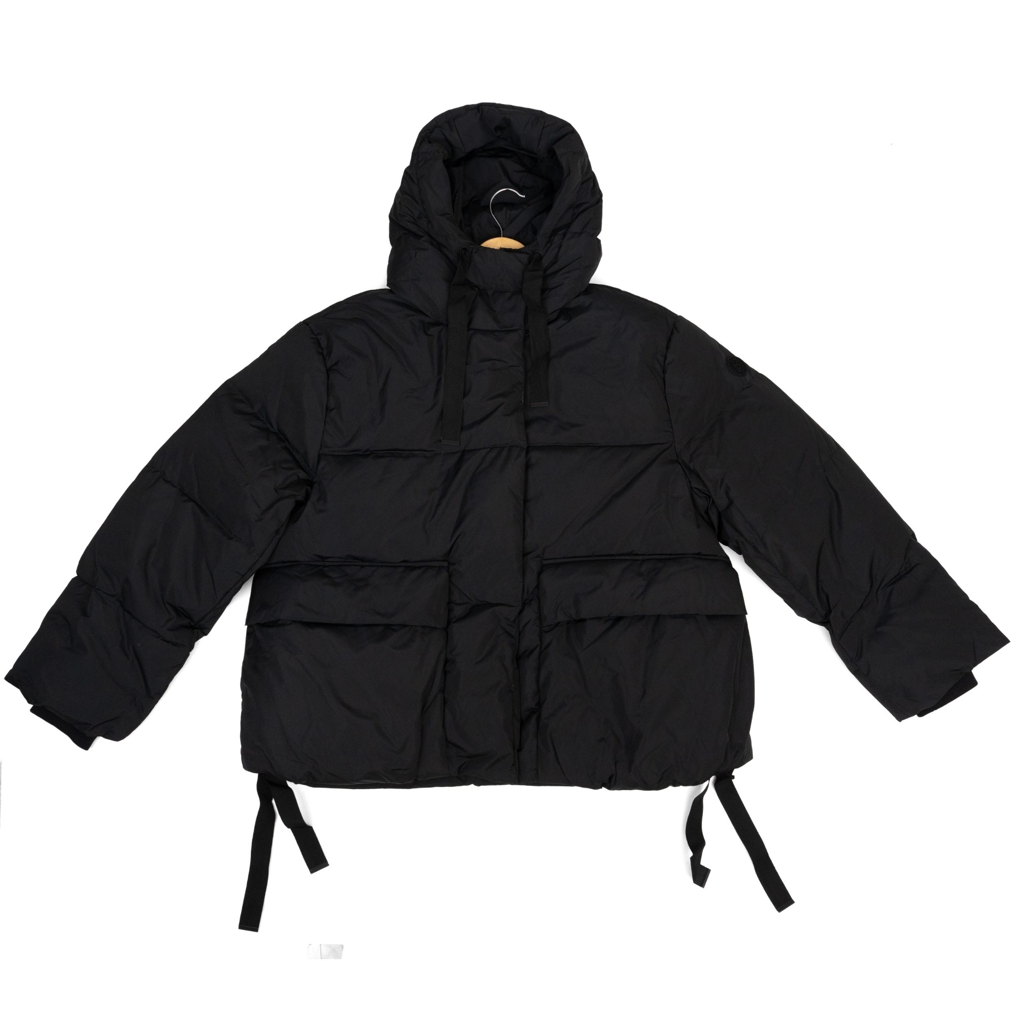 SERGIO MORETTI Pūkinė striukė moterims, Juoda, Jackets 2