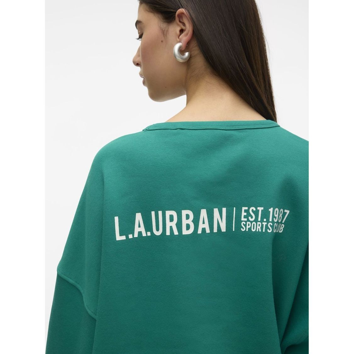 VERO MODA Sportinis nertinis moterims, Žalia, Vmmaly sweatshirt 7