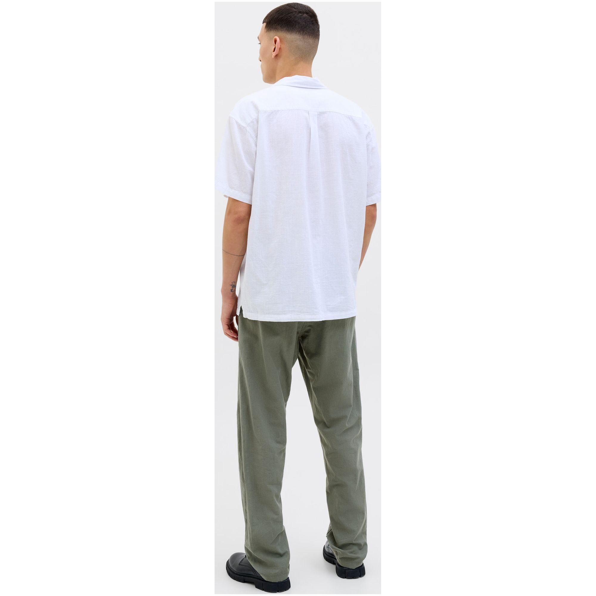 JACK & JONES Kelnės vyrams, Chaki, Kane summer linen 6