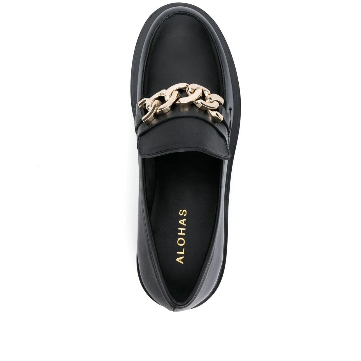 ALOHAS Loaferiai moterims, Juoda, Track loafers 4