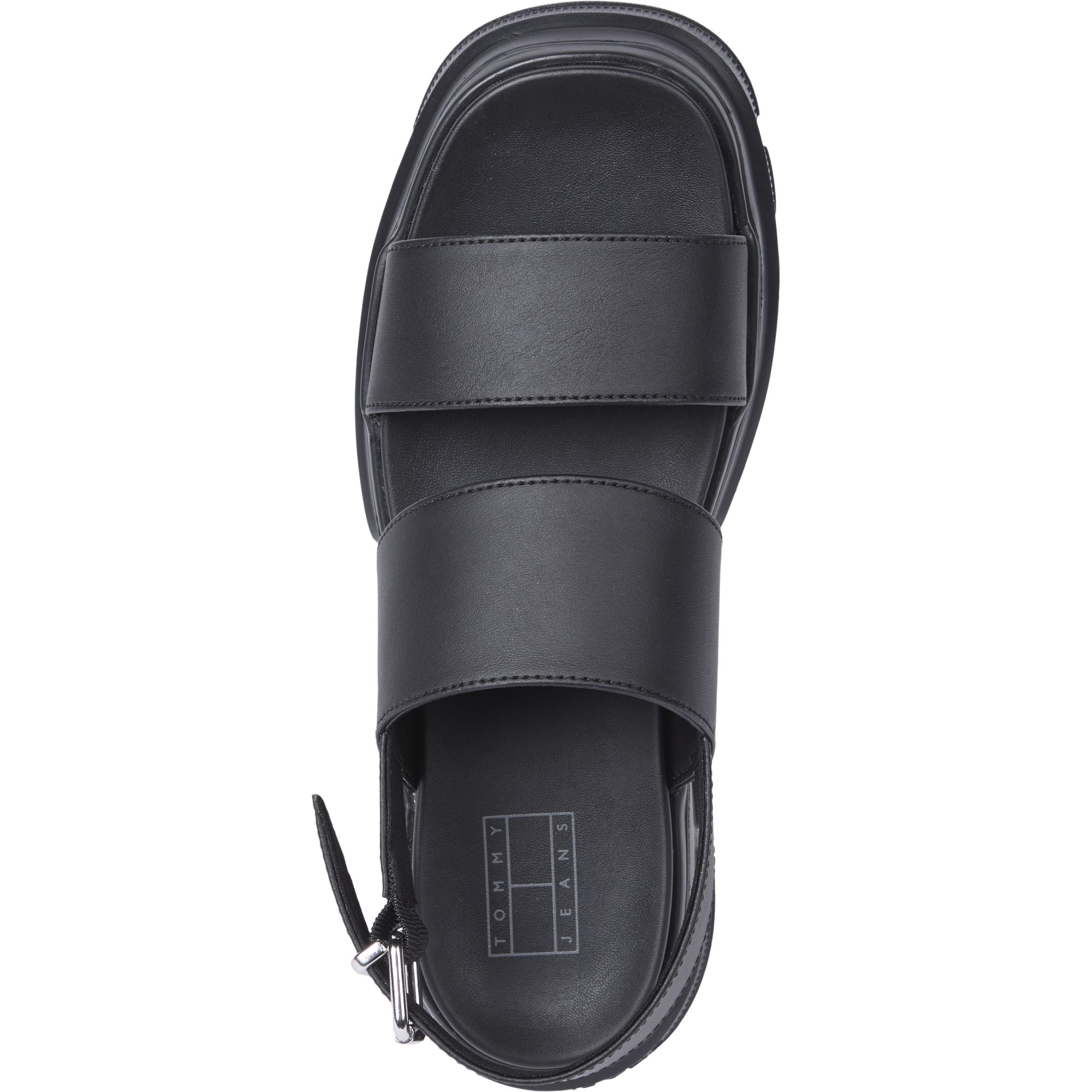 TOMMY JEANS Basutės moterims, Juoda, Chunky city hybrid sandals 3