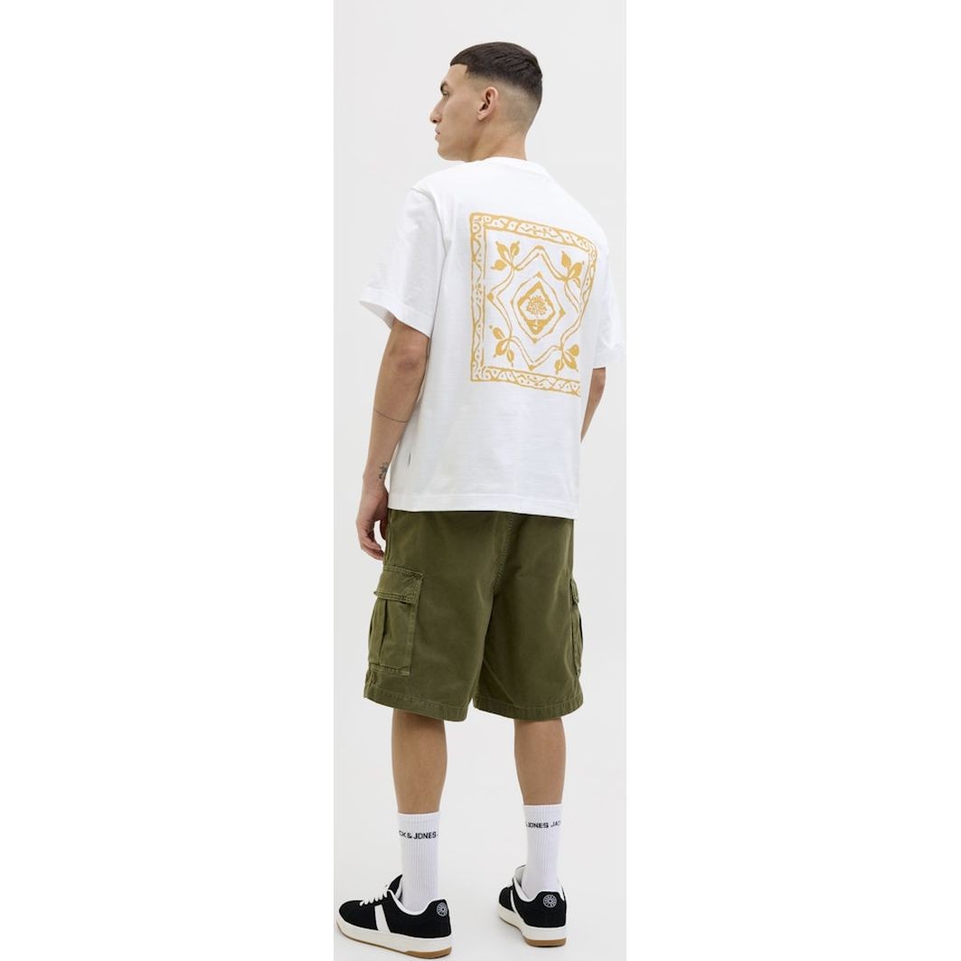 JACK & JONES Marškinėliai vyrams, Balta, Paros easter sketch tee 4