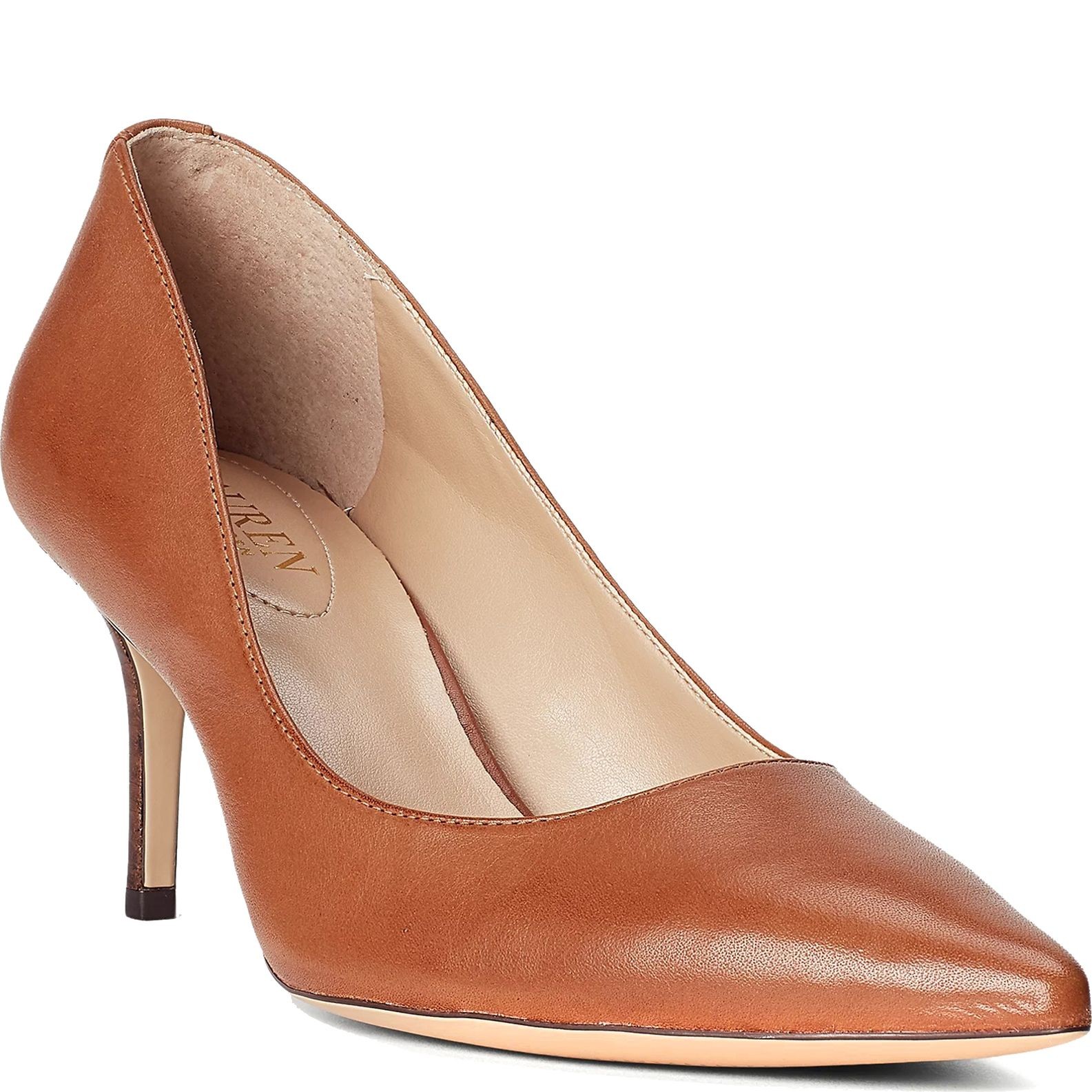 LAUREN RALPH LAUREN Aukštakulniai moterims, Ruda, Lanette pumps closed toe 1