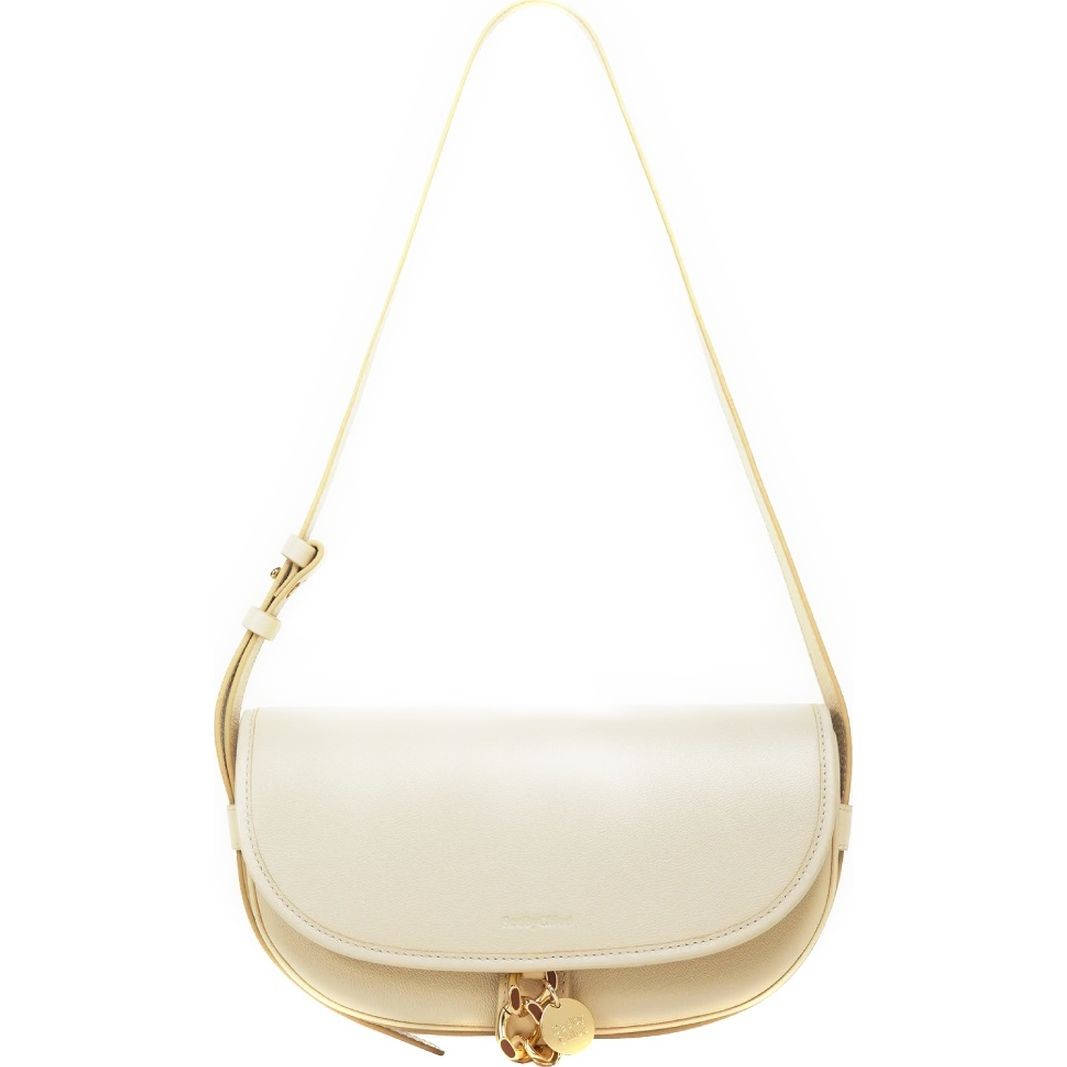 SEE BY CHLOE Rankinė per petį moterims, Smėlio, Mara baguette bag 1