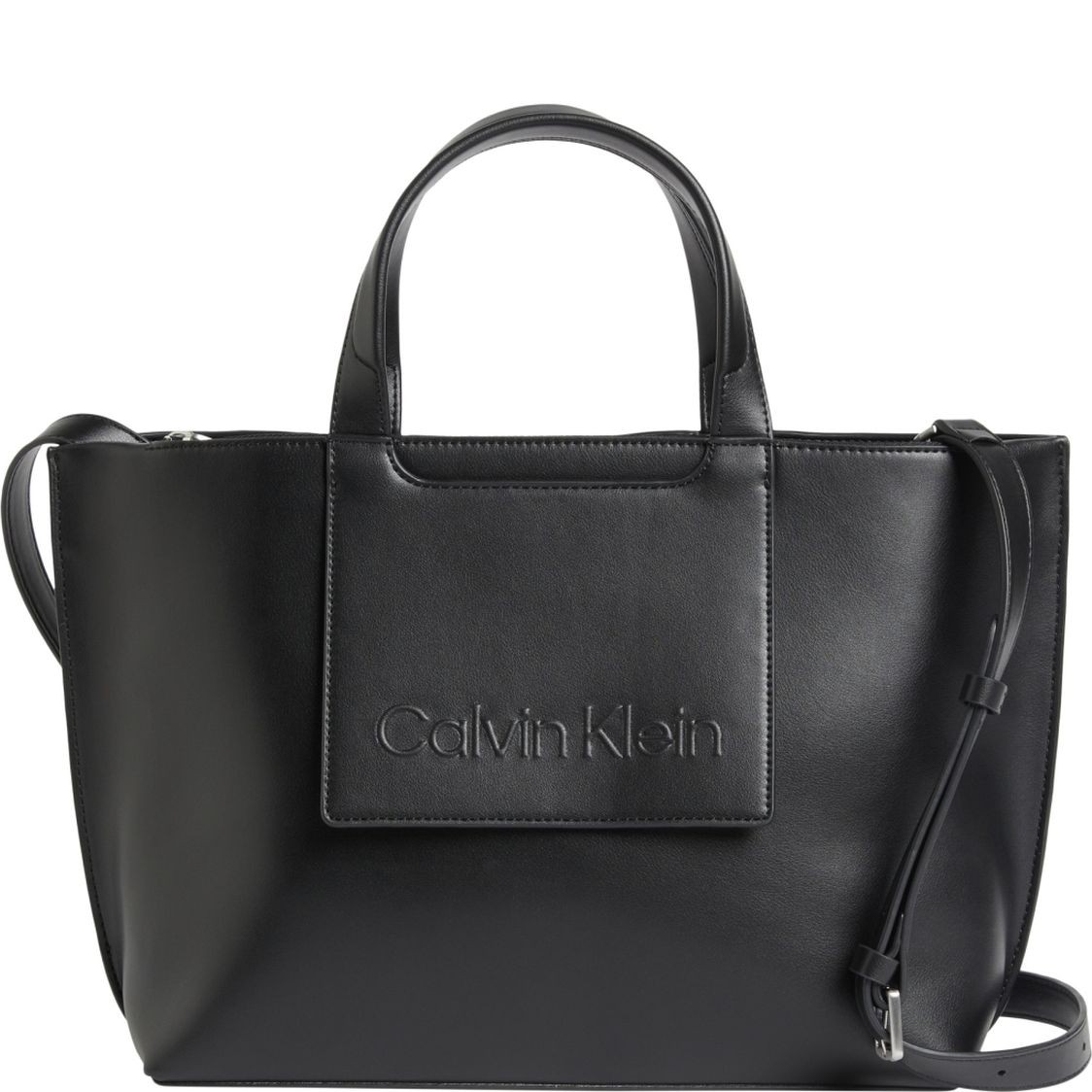 CALVIN KLEIN Pirkinių krepšys moterims, Juoda, Set tote medium 1