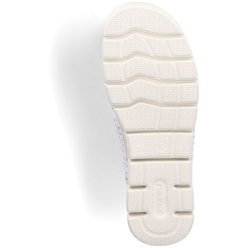 RIEKER Basutės moterims, Balta, SANDALS 14