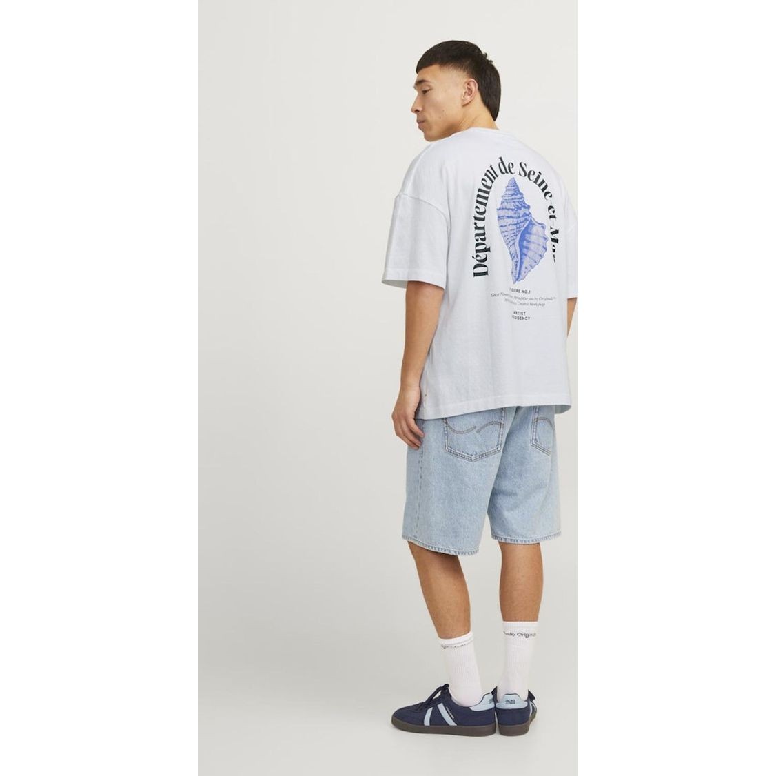 JACK & JONES Marškinėliai vyrams, Balta, Jormilos t-shirts 4