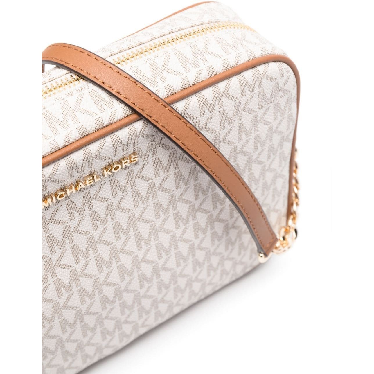 MICHAEL KORS Rankinė per petį moterims, Balta, LG east/west crossbody 3