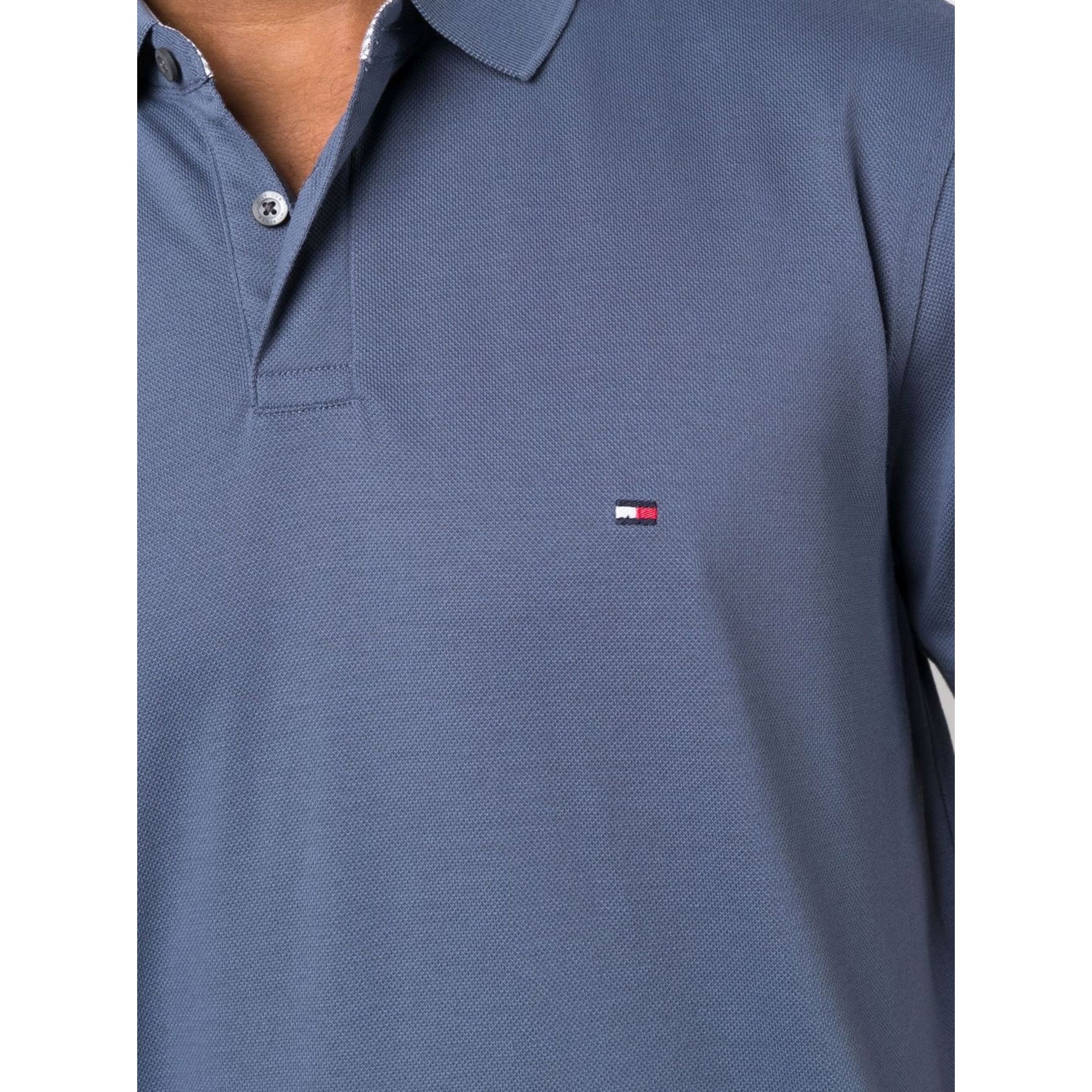 TOMMY HILFIGER Polo marškiniai trumpos rank. vyrams, Mėlyna, Polo shirt 4