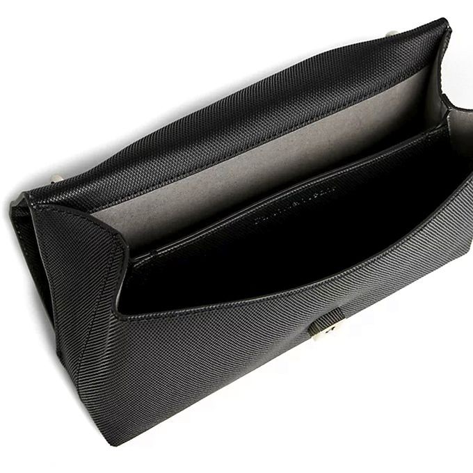 CALVIN KLEIN JEANS Rankinė per petį moterims, Juoda, Minimal flap crossbody 4