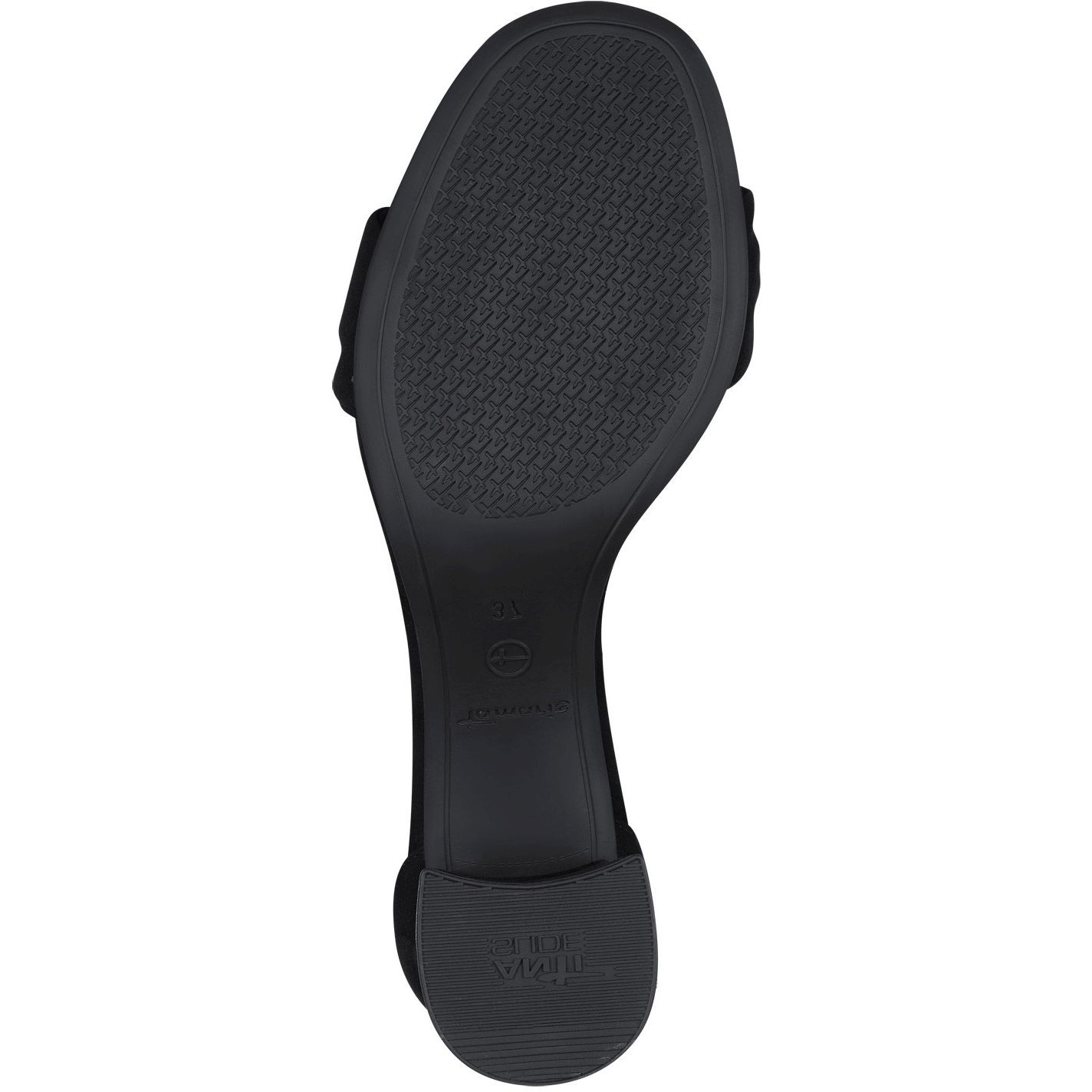 TAMARIS Basutės moterims, Juoda, SANDALS 4