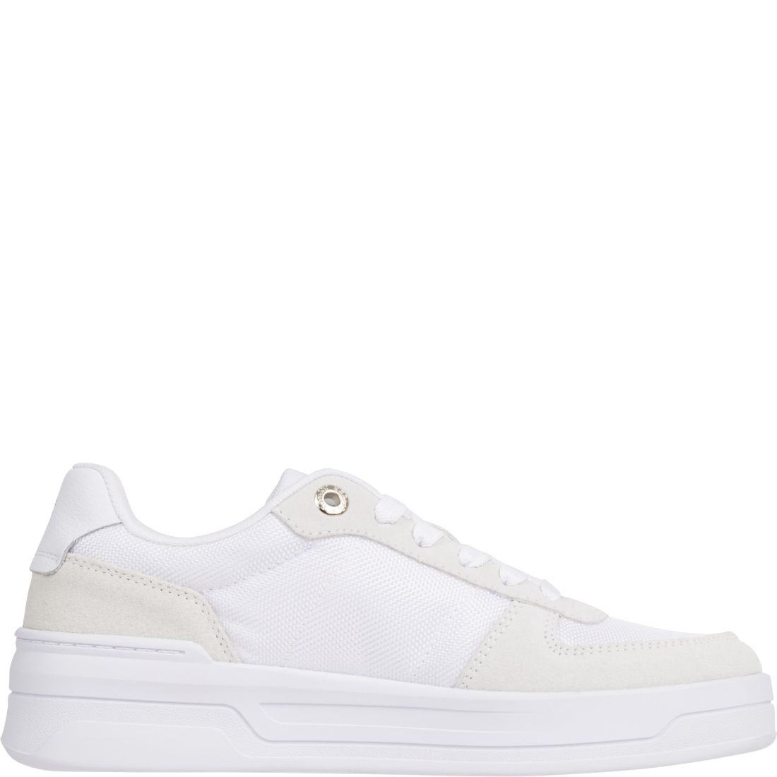 TOMMY HILFIGER Sportiniai bateliai moterims, Balta, Sneaker with webbing 3