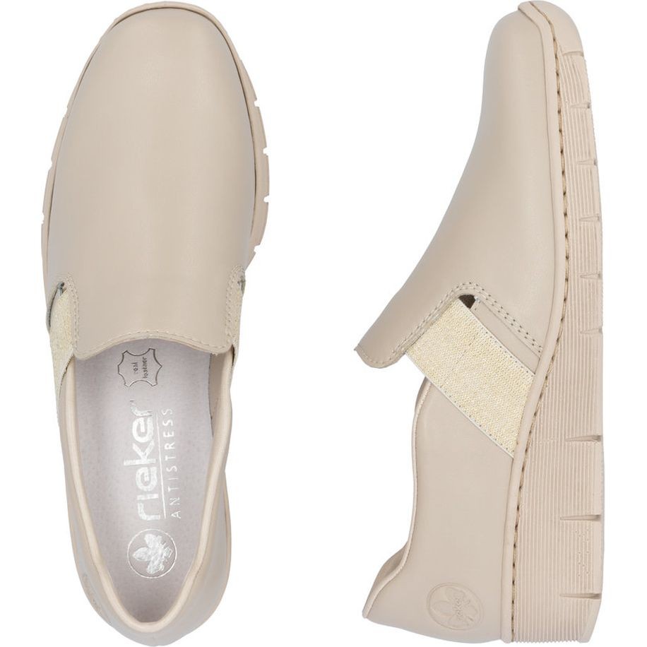 RIEKER Laisvalaikio bateliai moterims, Smėlio, Sneakers 8