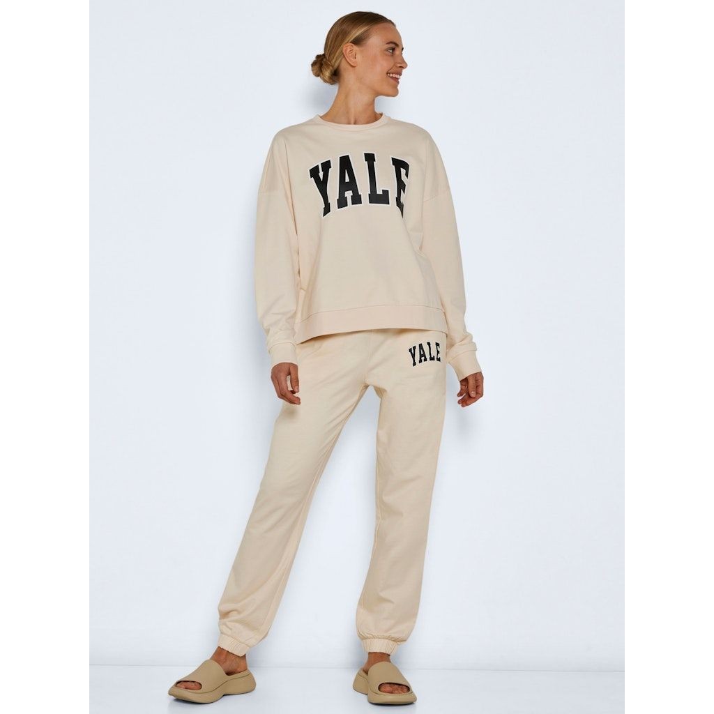 NOISY MAY Megztinis moterims, Rožinė, NMARIEL L/S O-NECK LO 3