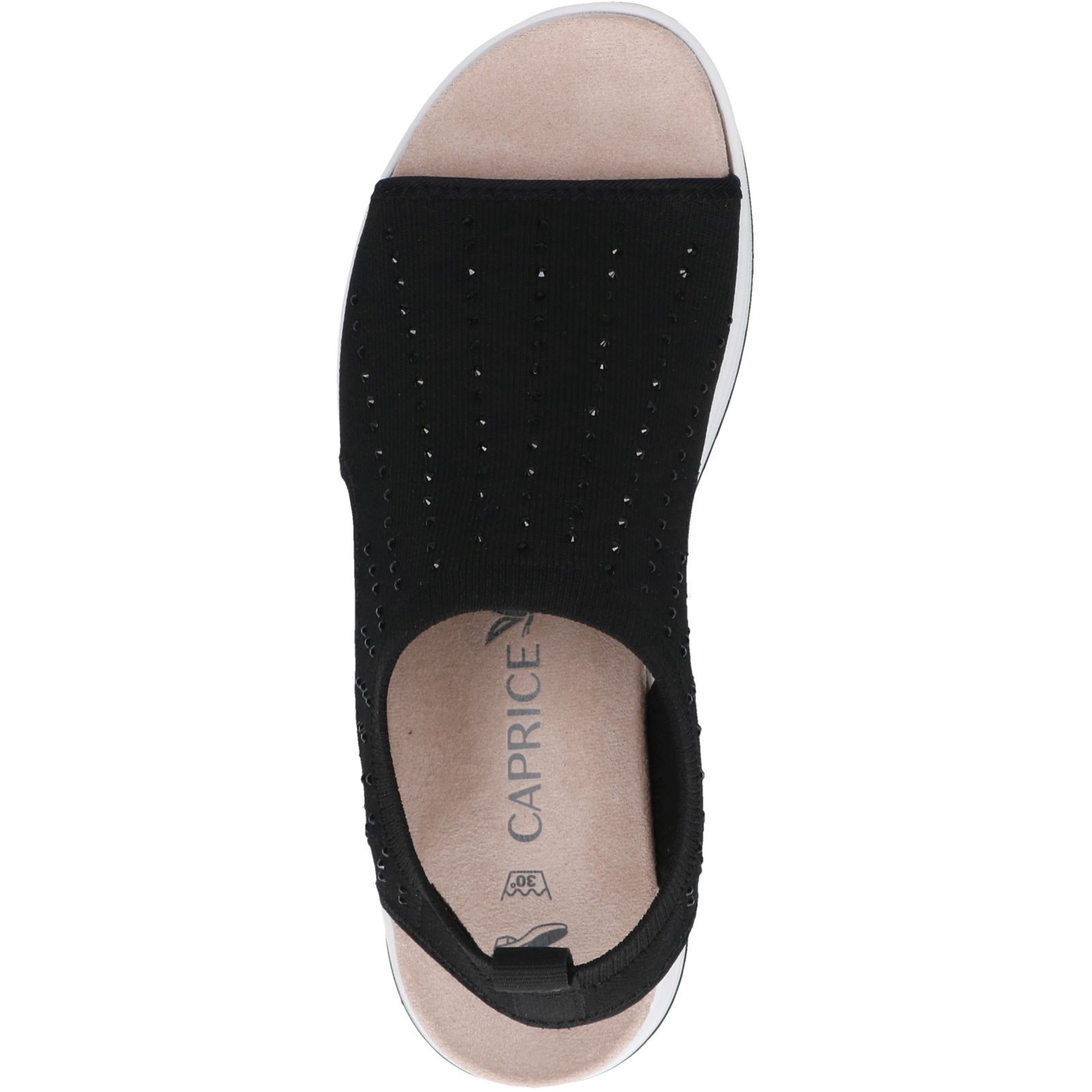 CAPRICE Basutės moterims, Juoda, Sandals 6