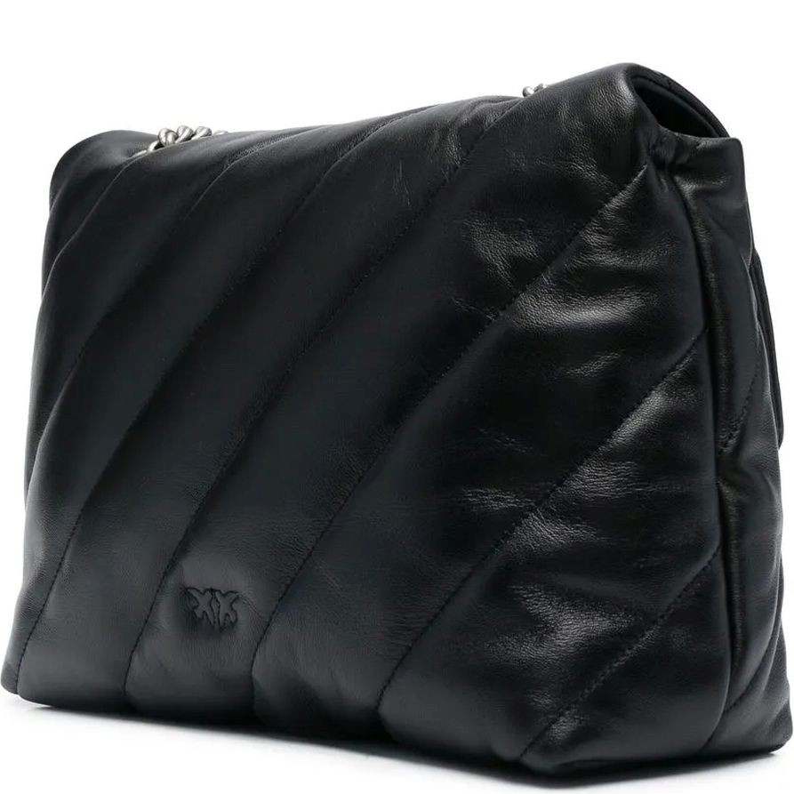 PINKO Rankinė per petį moterims, Juoda, Love puff sholder bag 2