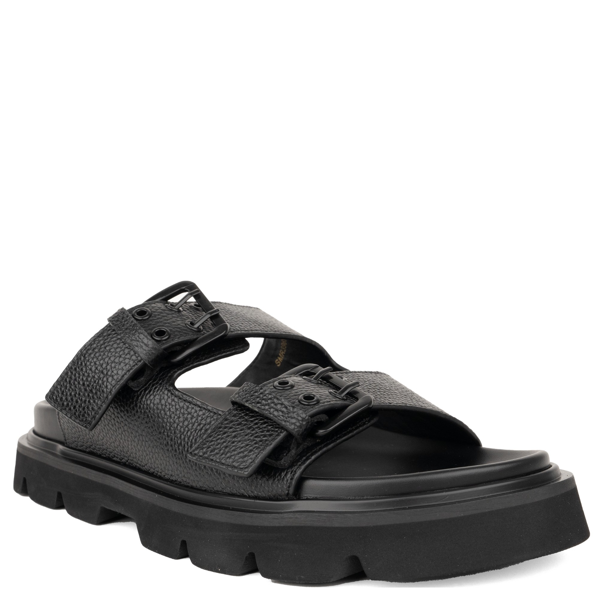 SERGIO MORETTI Šlepetės vyrams, Juoda, Slippers 1