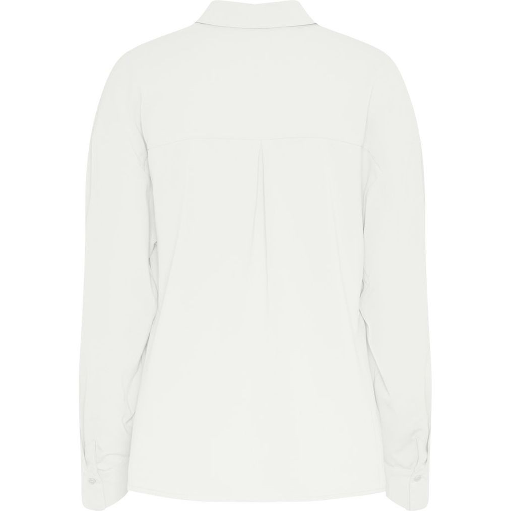 PIECES Marškiniai ilgomis rankovėmis moterims, Balta, Franan shirt 2