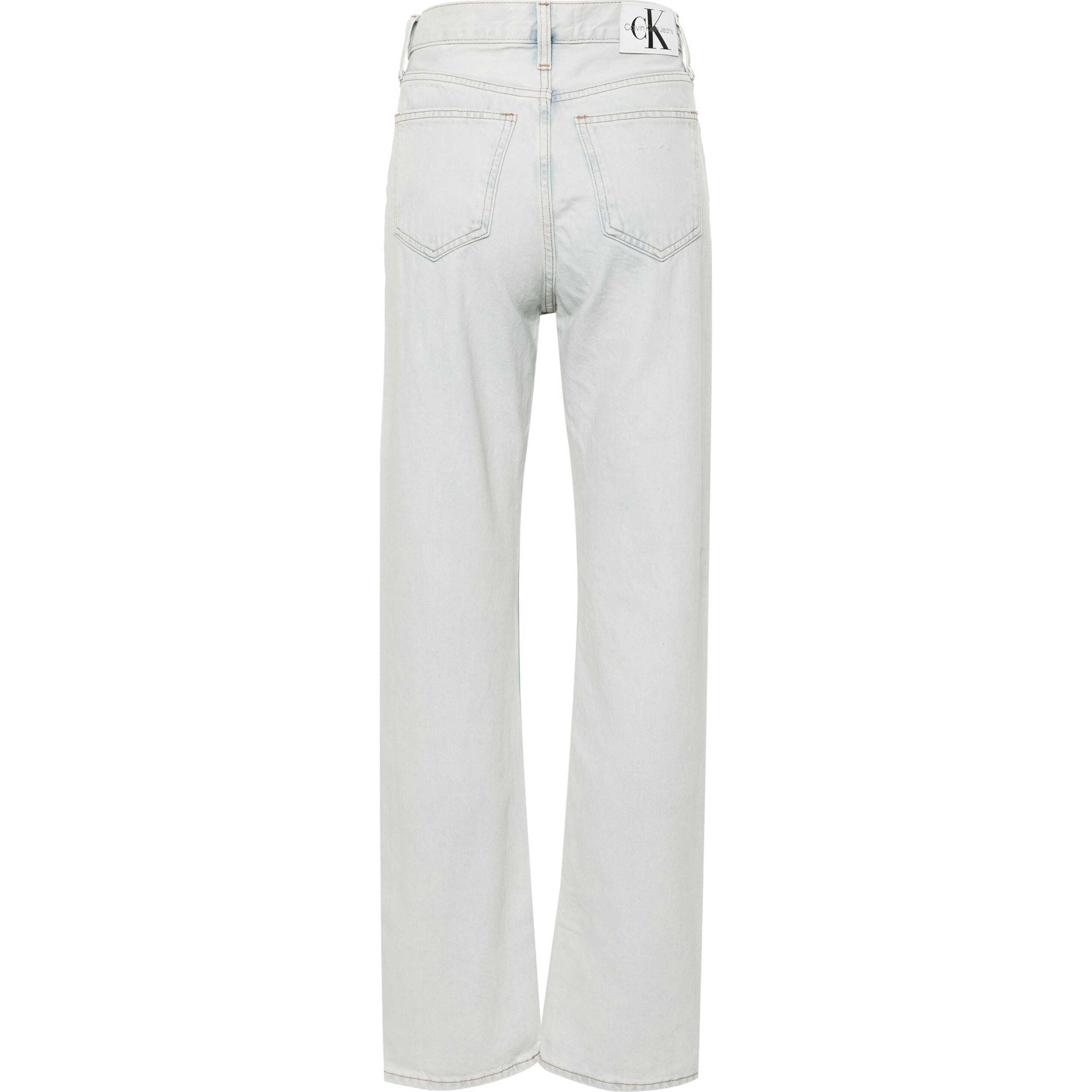 CALVIN KLEIN JEANS Tiesūs džinsai moterims, Mėlyna, Straight 2