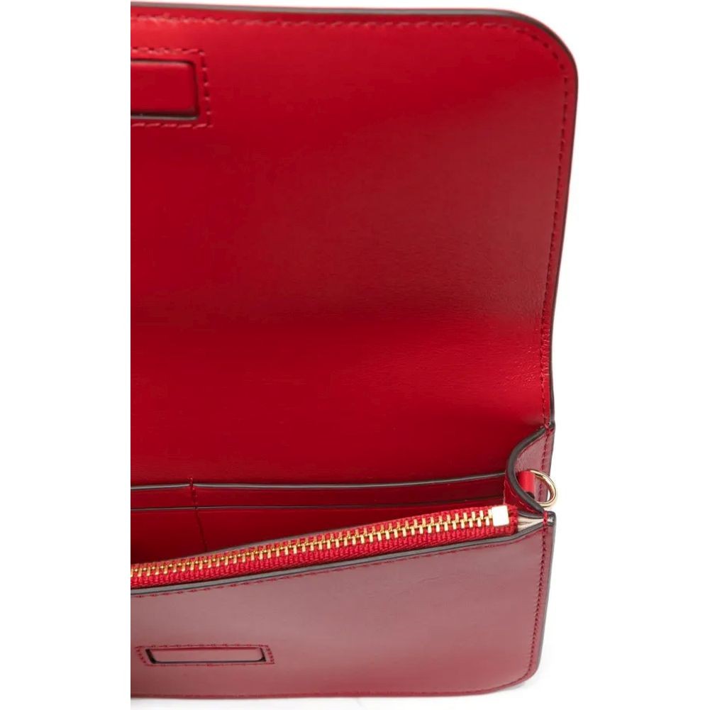 LAUREN RALPH LAUREN Rankinė per petį moterims, Raudona, Wallet on a chain large 4