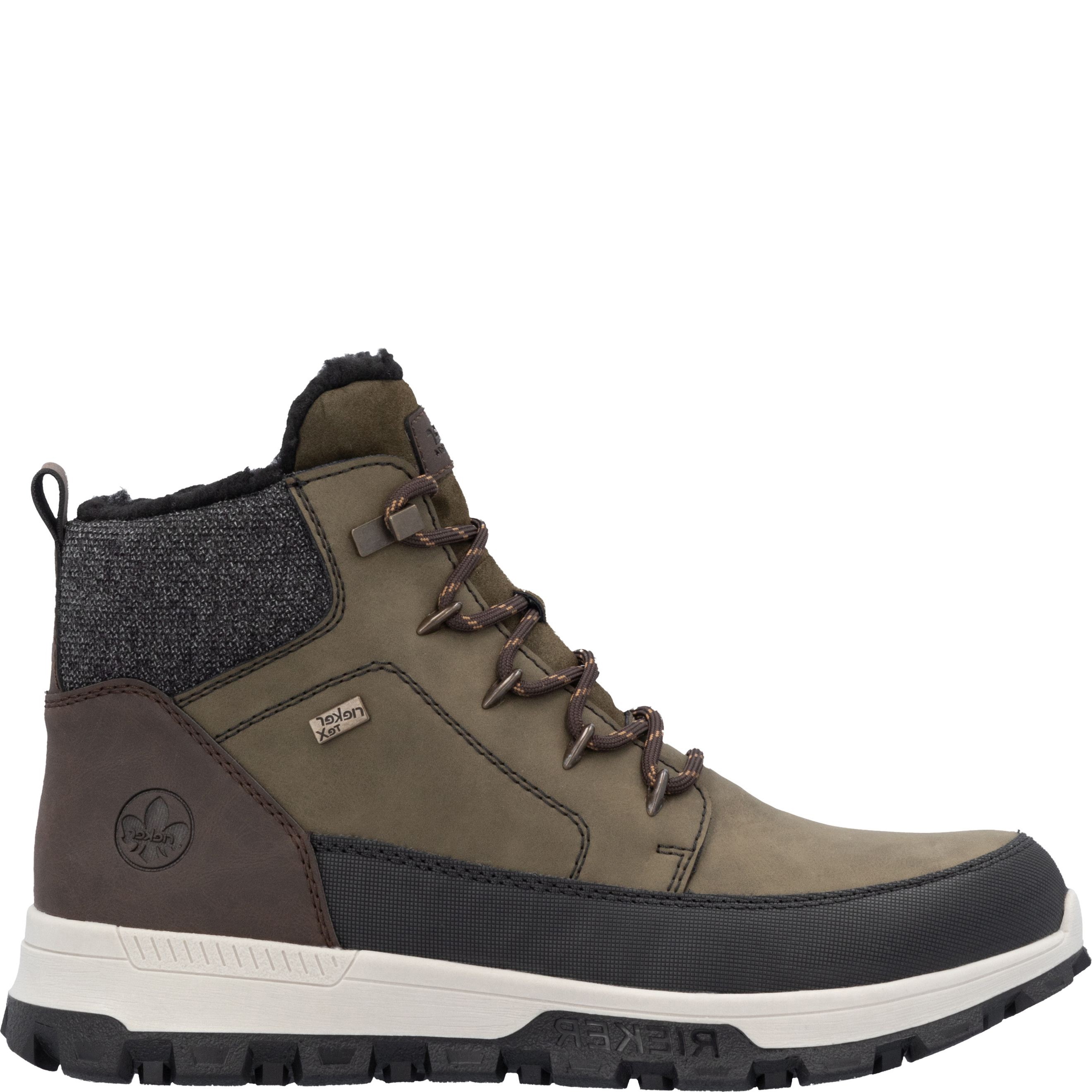 RIEKER Aulinukai vyrams, Žalia, Men's boots 4