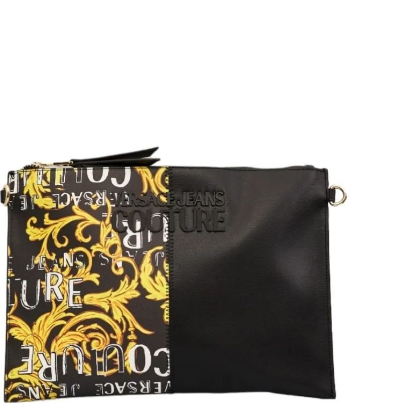 VERSACE JEANS CUTURE Delninukė moterims, BLACK/GOLD, Range p - rock cut clutch 2
