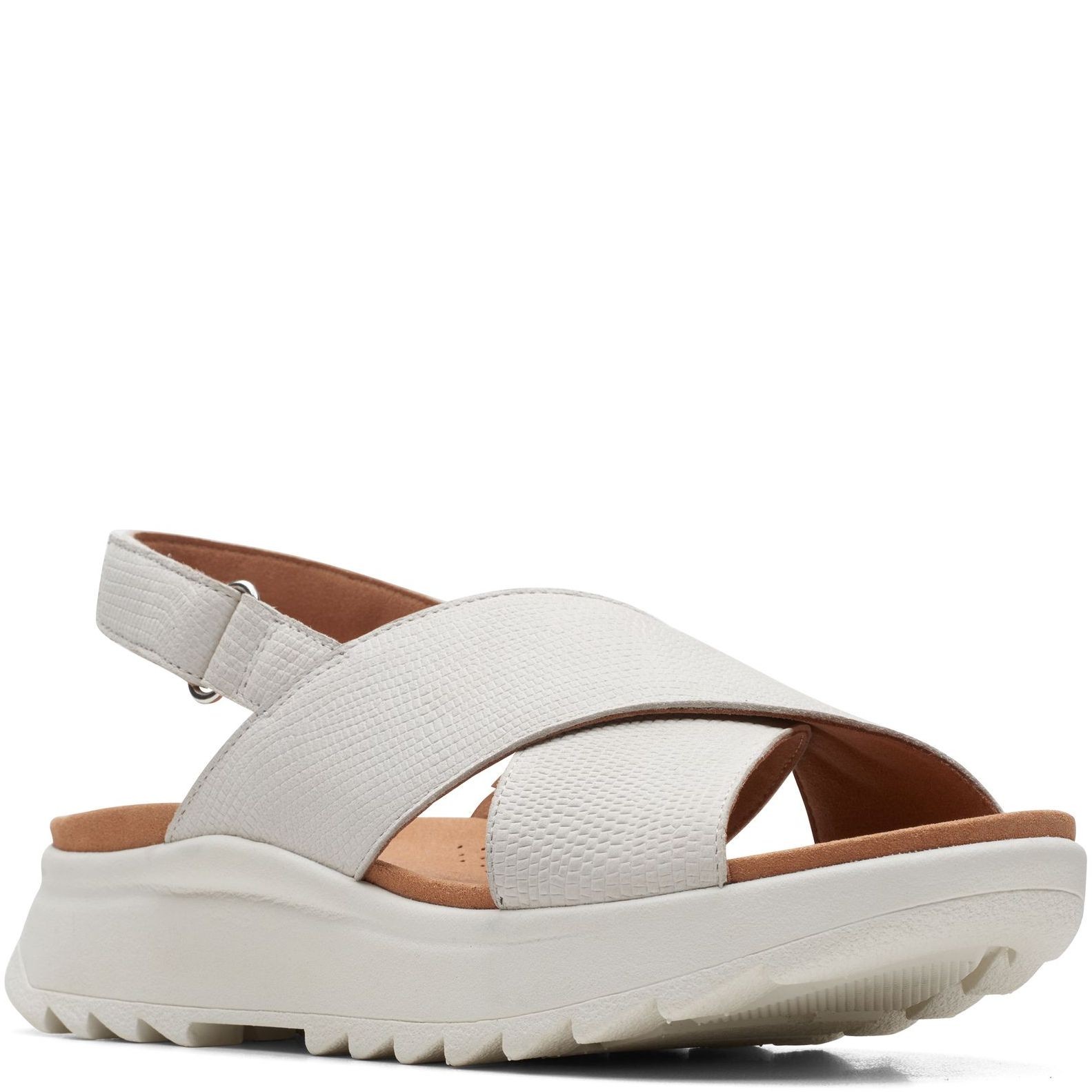 CLARKS Basutės moterims, Balta, DashLite Wish Sandals 1