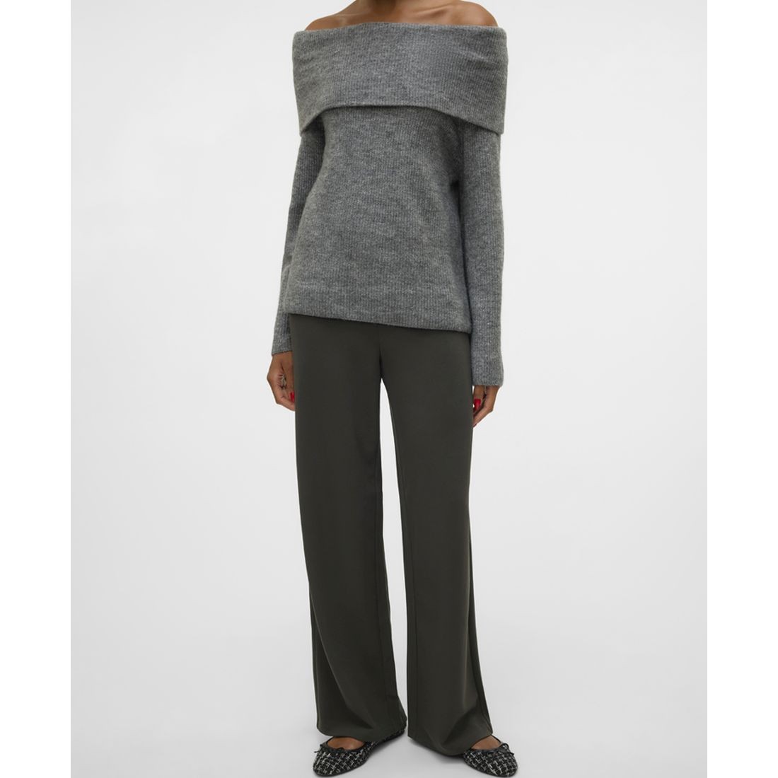 VERO MODA Formalios kelnės moterims, Gray, Berlin zamira 3