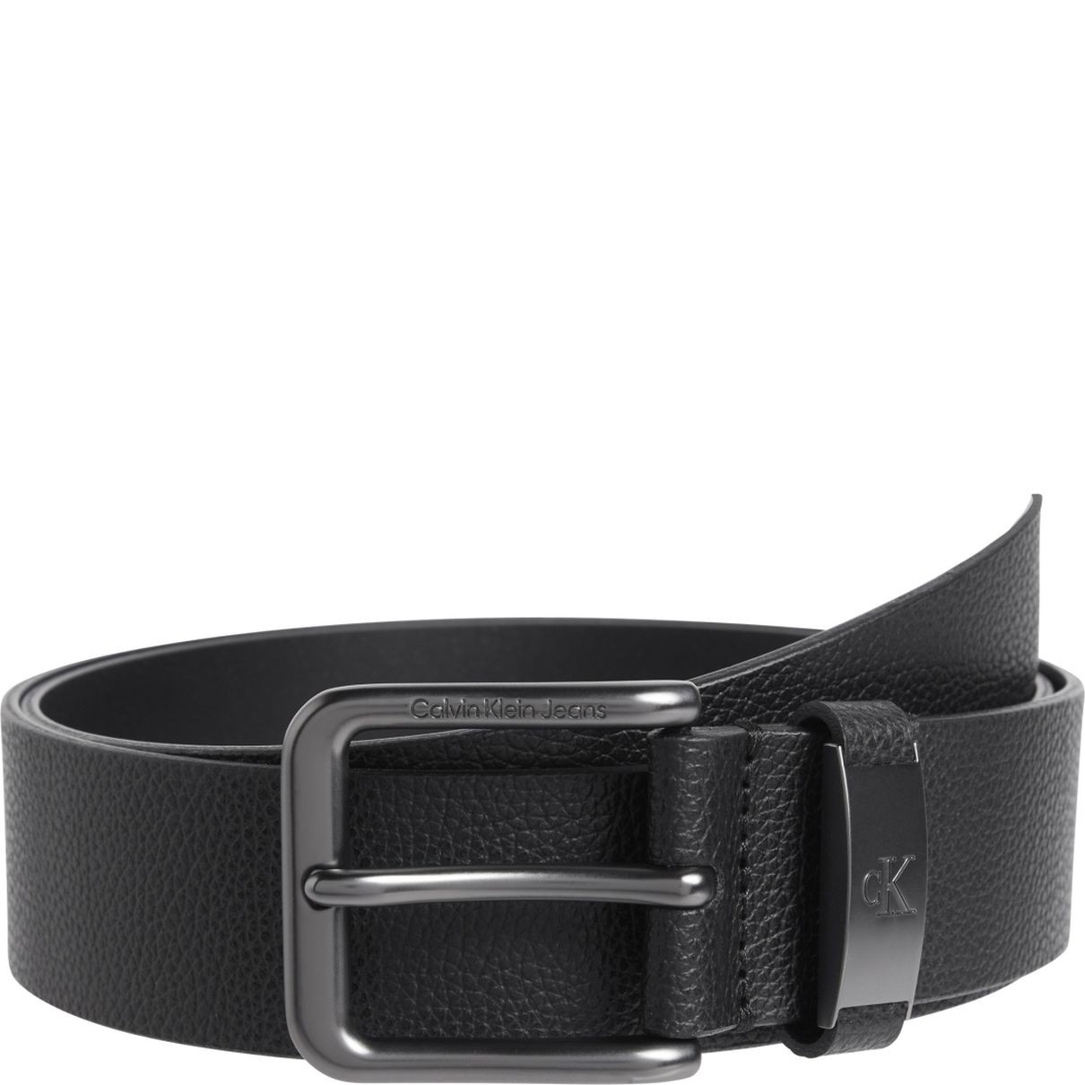 CALVIN KLEIN JEANS Diržas vyrams, Juoda, Classic round belt 40mm