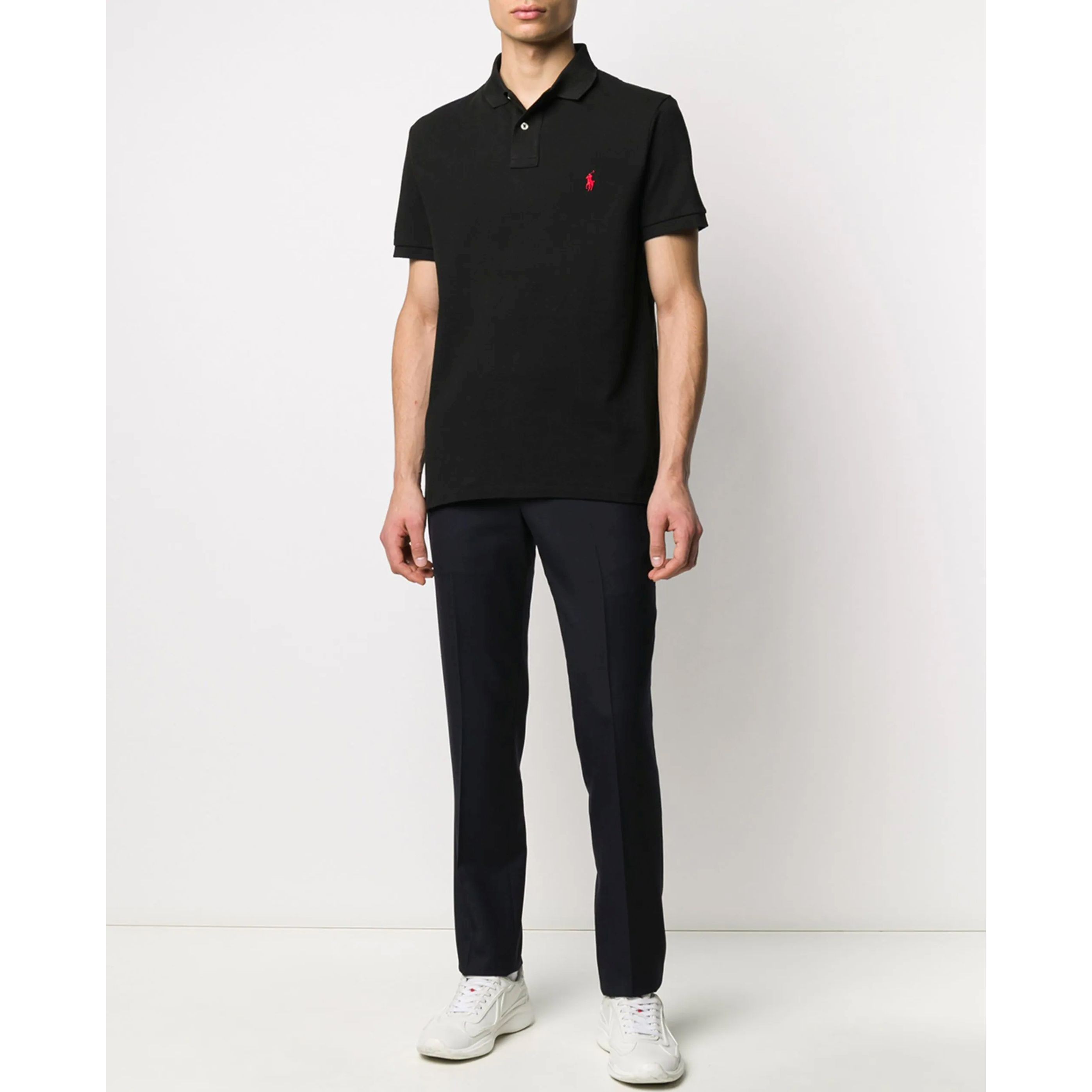 POLO RALPH LAUREN Marškinėliai vyrams, Juoda, Short sleeve polo shirt 2