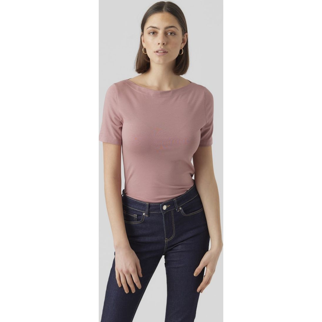 VERO MODA Palaidinės moterims, Rožinė, VMPANDA MODAL S/S TO 5